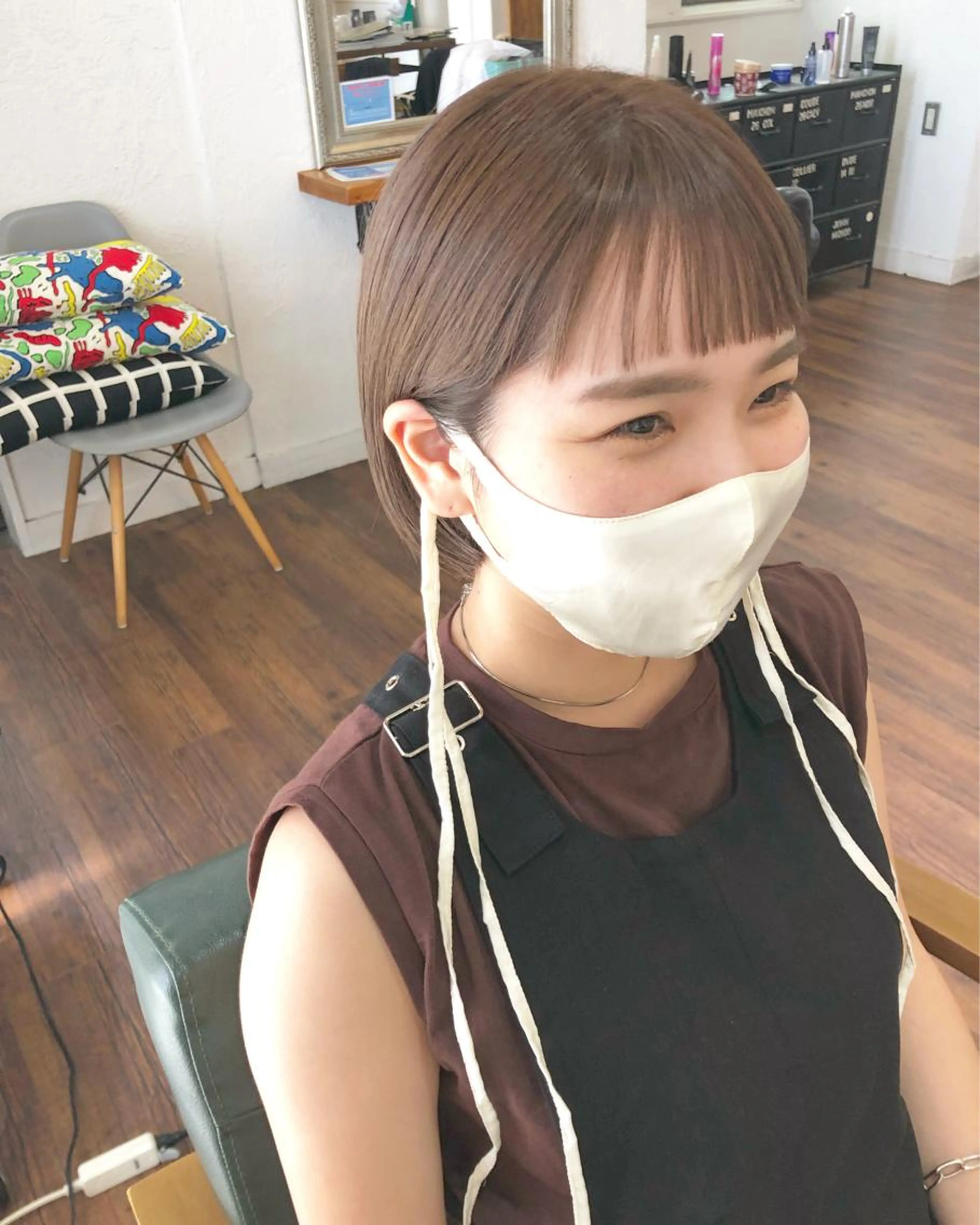 🌼前髪cut！！！前髪カット（耳前のお顔まわりカット、おくれ毛カットも含める場合2750円）の写真