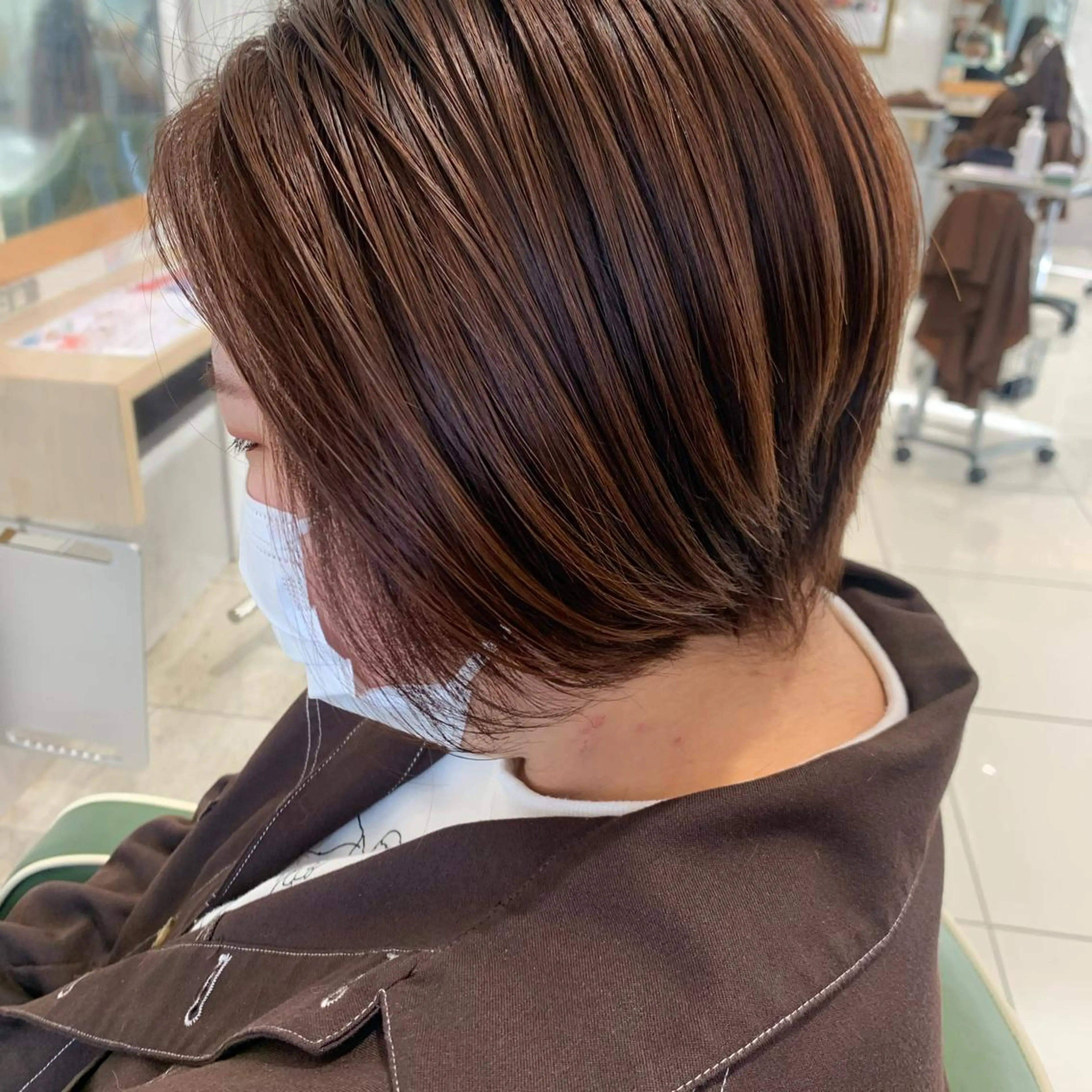 ショート カラー ハンサムショート ショートヘア カット 畠山 華奈のヘアスタイル