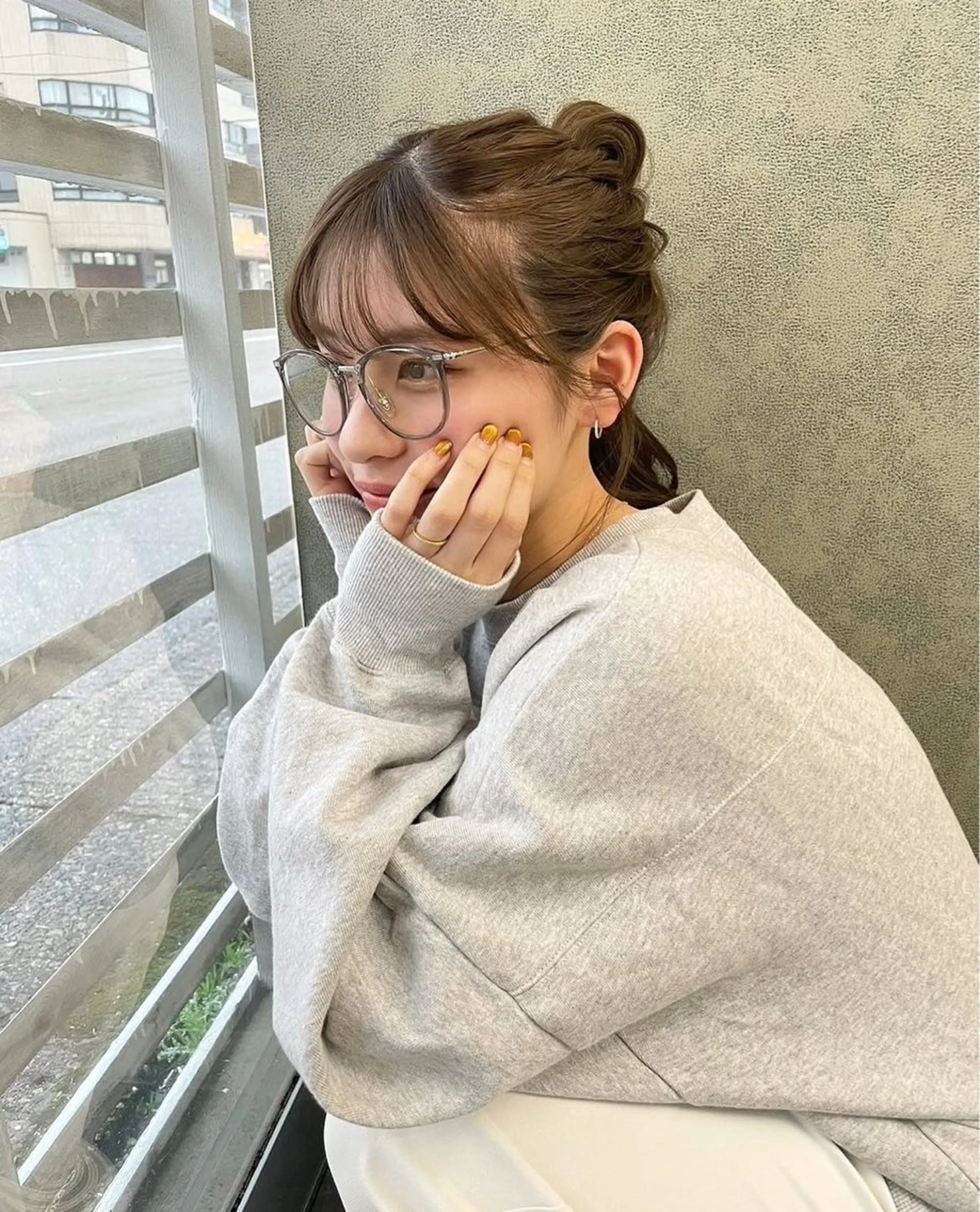 ミディアム カラー カット ヘアカラー トリートメント 伶風 /髪質改善ストレートのヘアスタイル