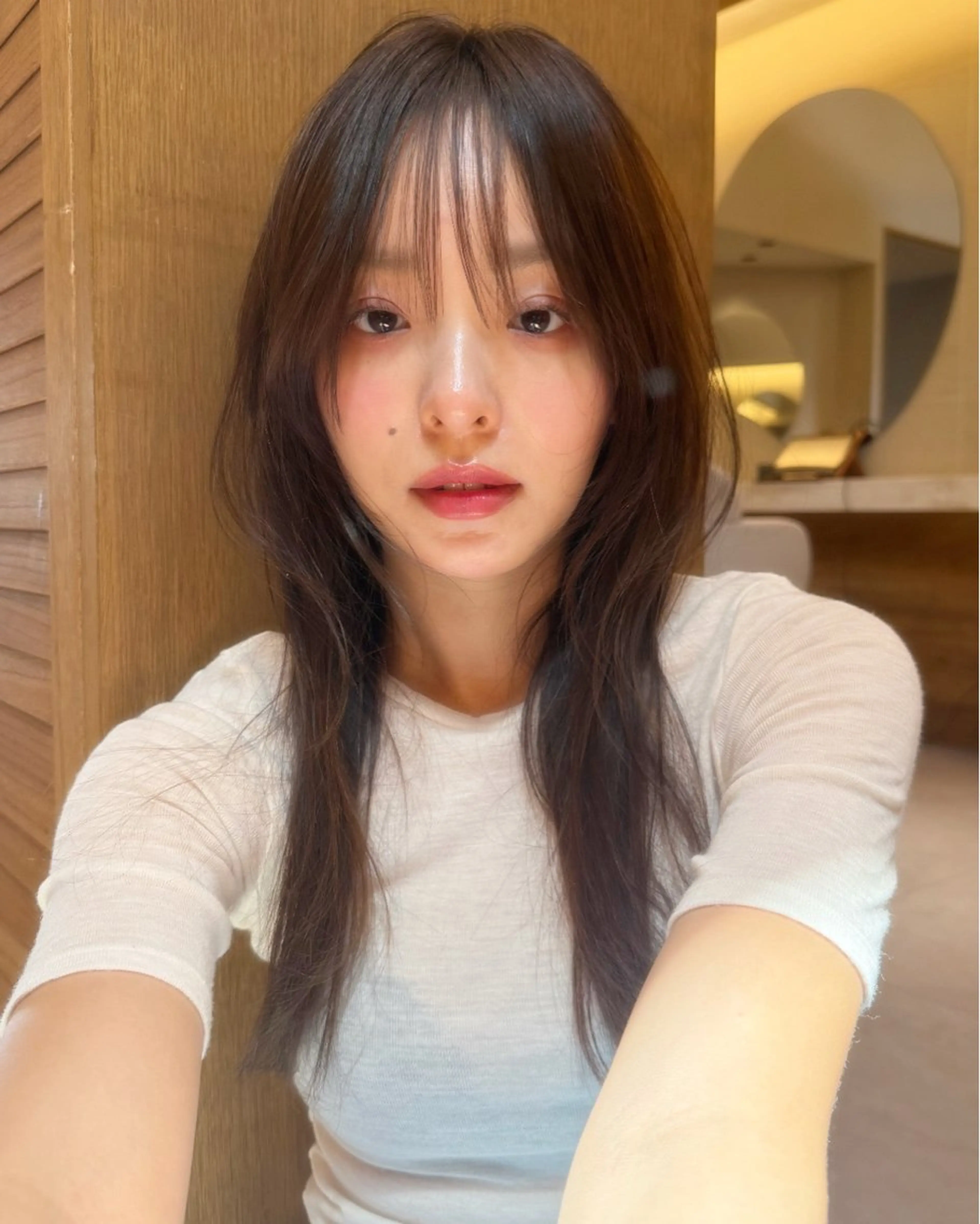 ロング レイヤーカット カット HIBIKI ハッシュカット🪄のヘアスタイル