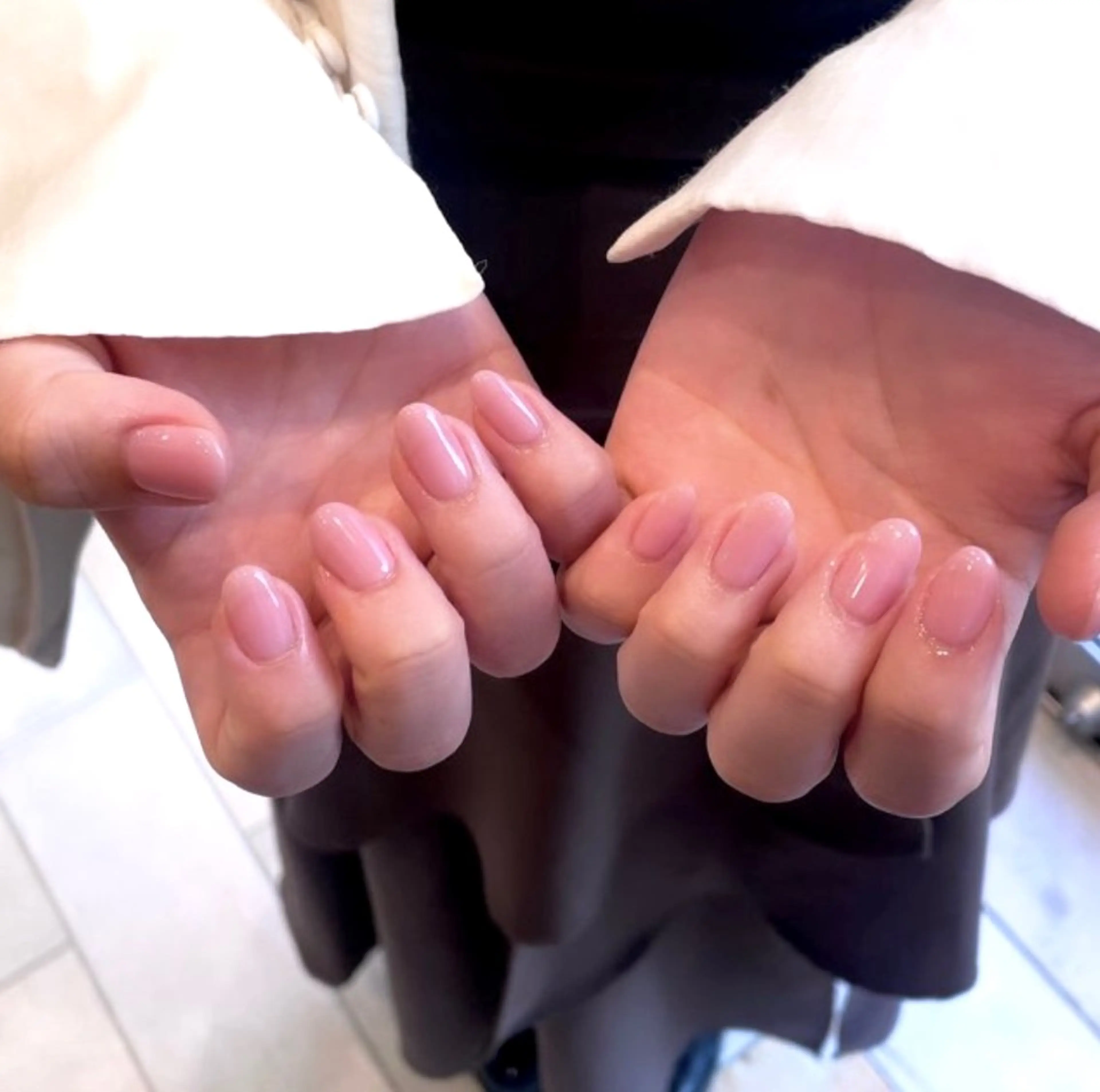 ネイル ピンク ハンドネイル Tsuki🌙/渋谷 /パラジェルのネイルデザイン