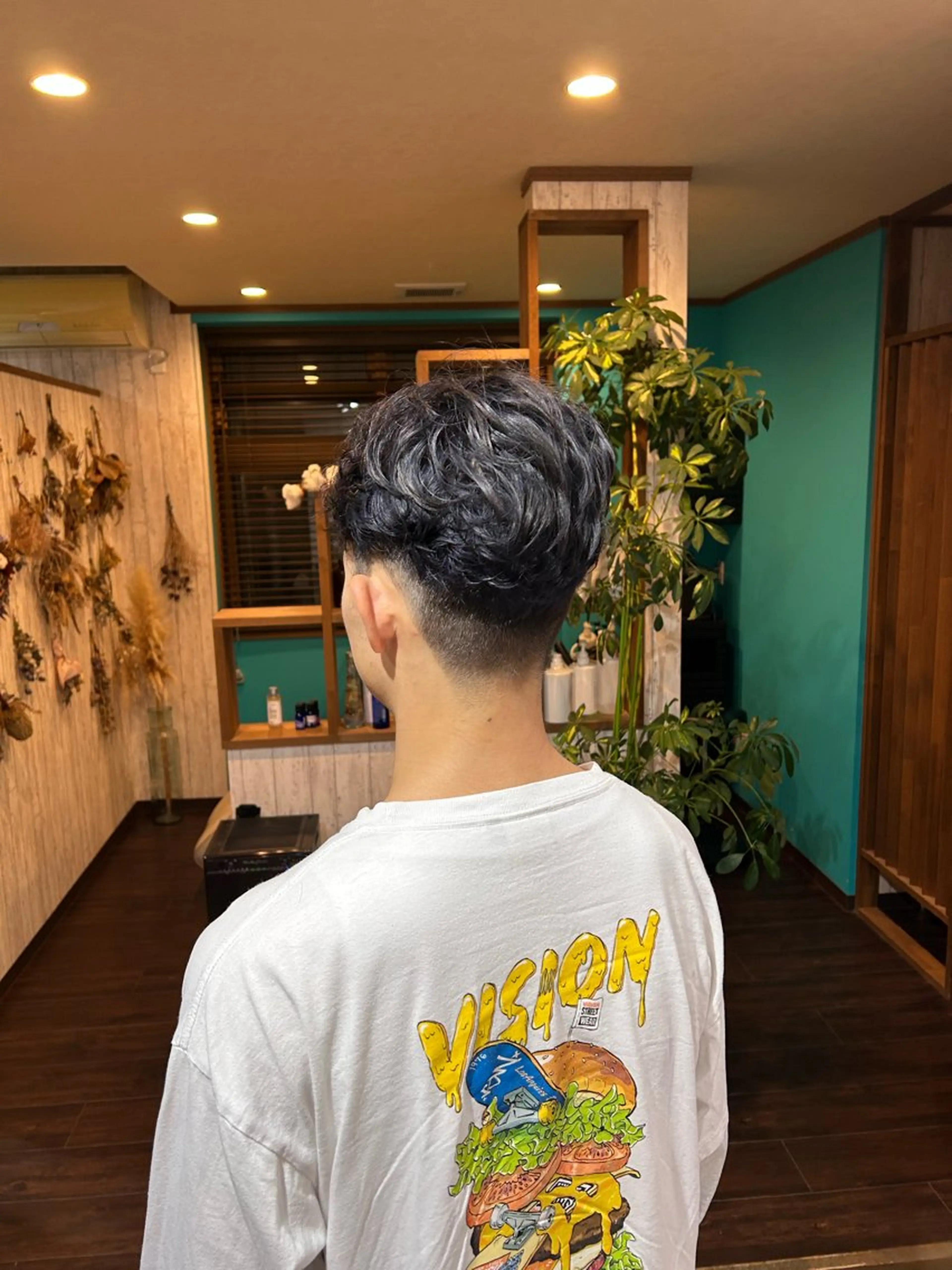 ショート メンズ パーマ 早坂 さくらのヘアスタイル