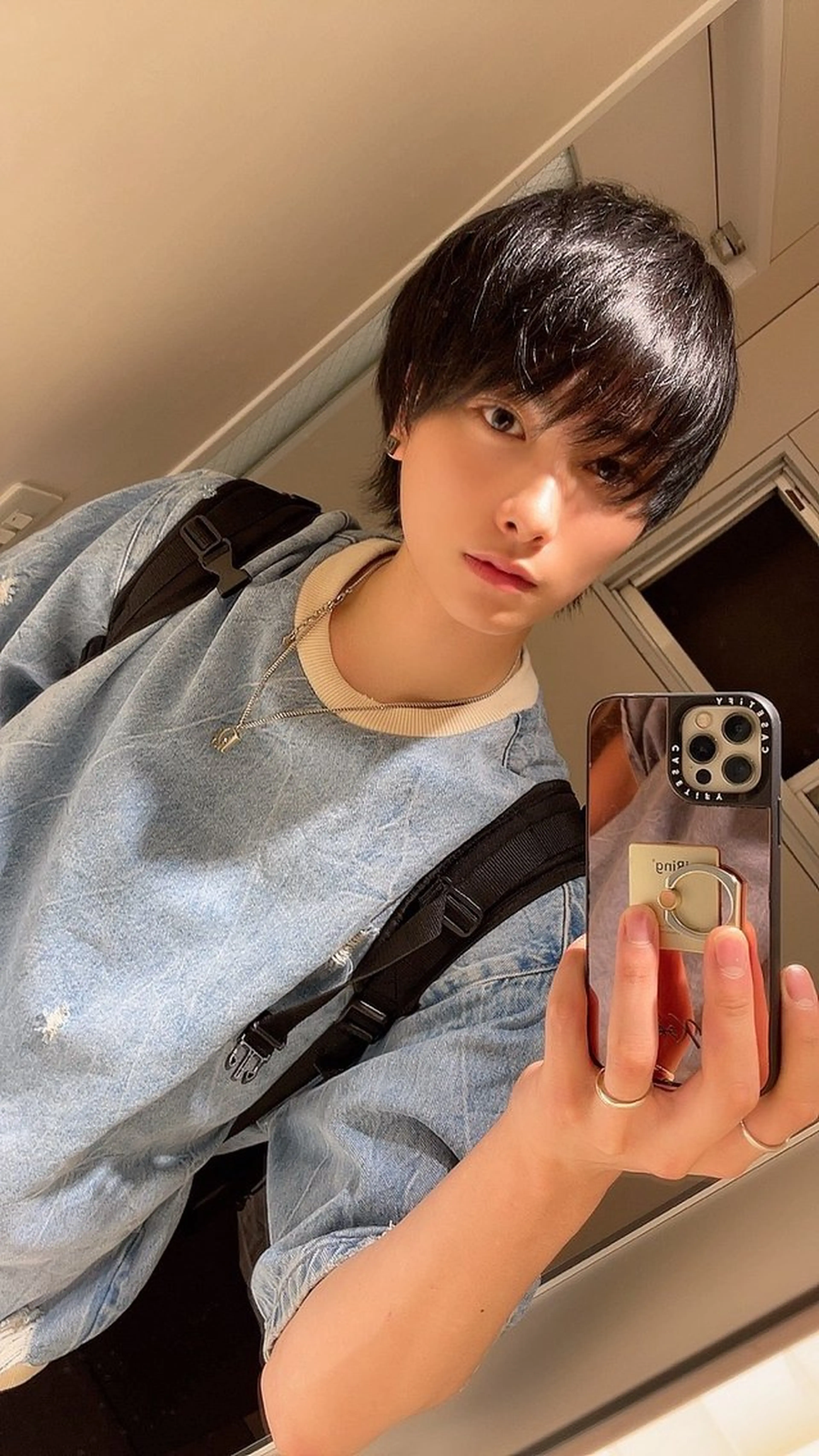 カラー パーマ ヘアアレンジ メンズ キッズ メンズブリーチ メンズハイライト メンズ韓国風 メンズパーマ ベージュカラー 平川 友理/韓国ヘア💘のヘアスタイル