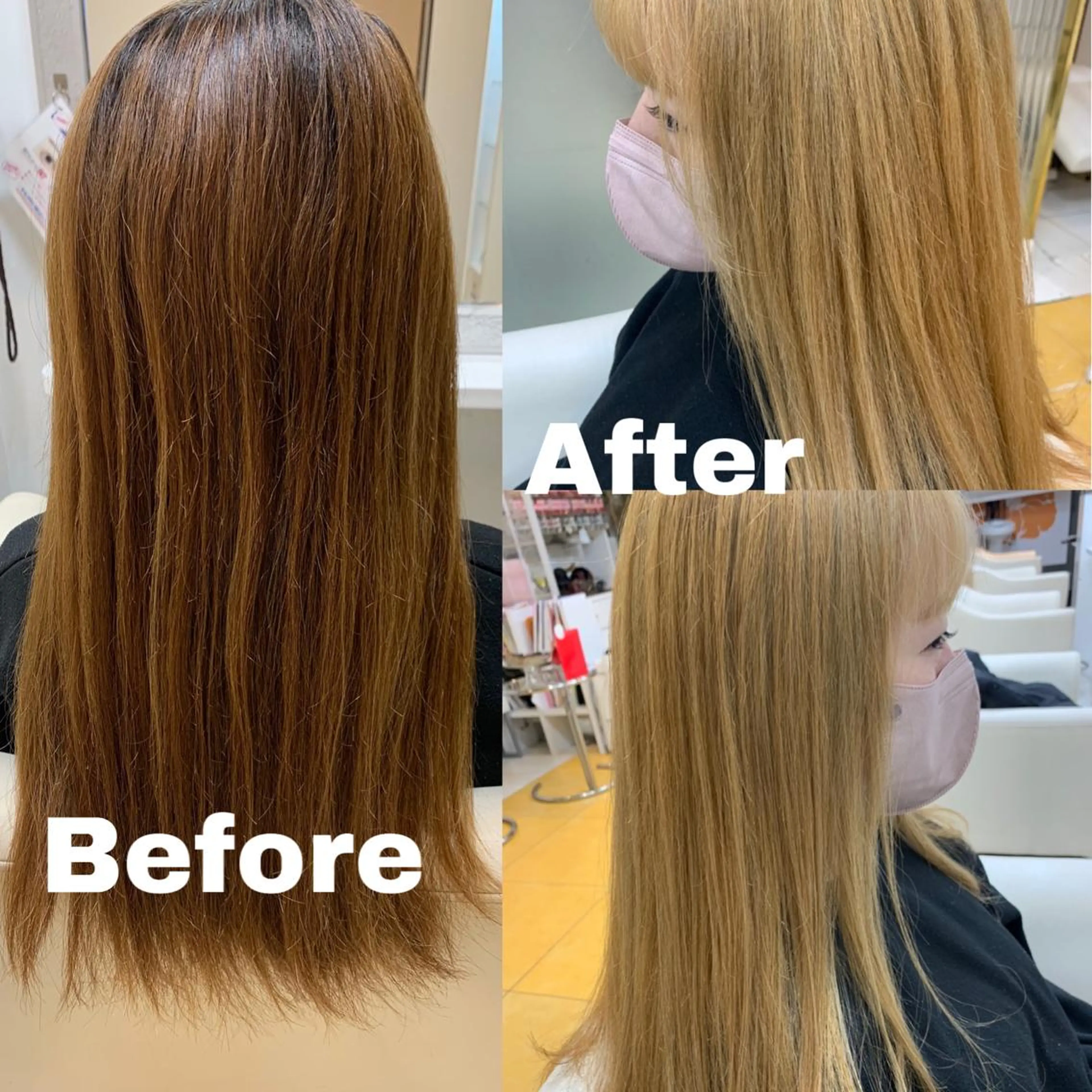 ロング カラー ベージュカラー ヘアケアベースウィズ所属・柳川 玲也のヘアスタイル