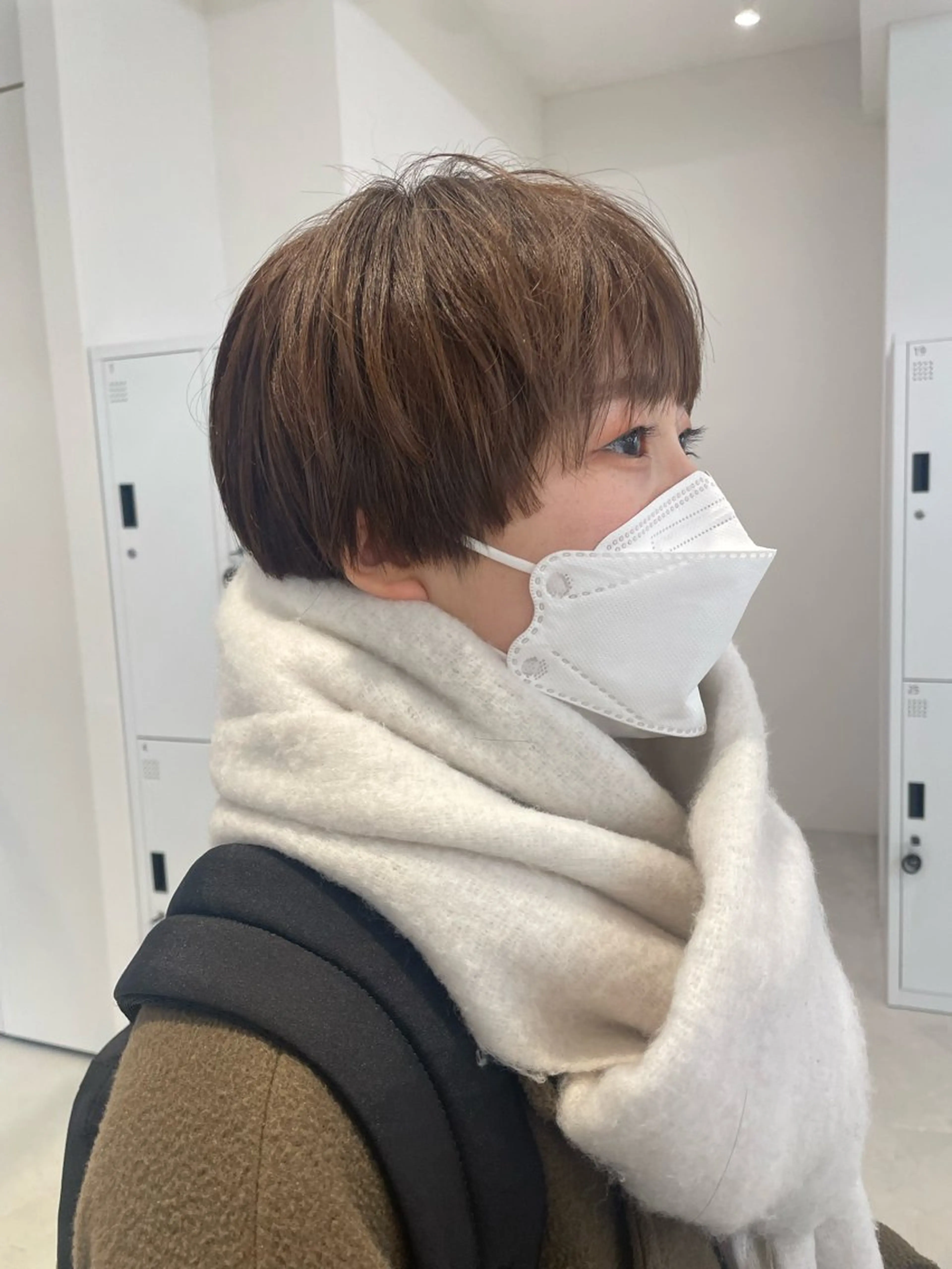ショート 地毛風縮毛/ 巻ける縮毛/山下凌生のヘアスタイル