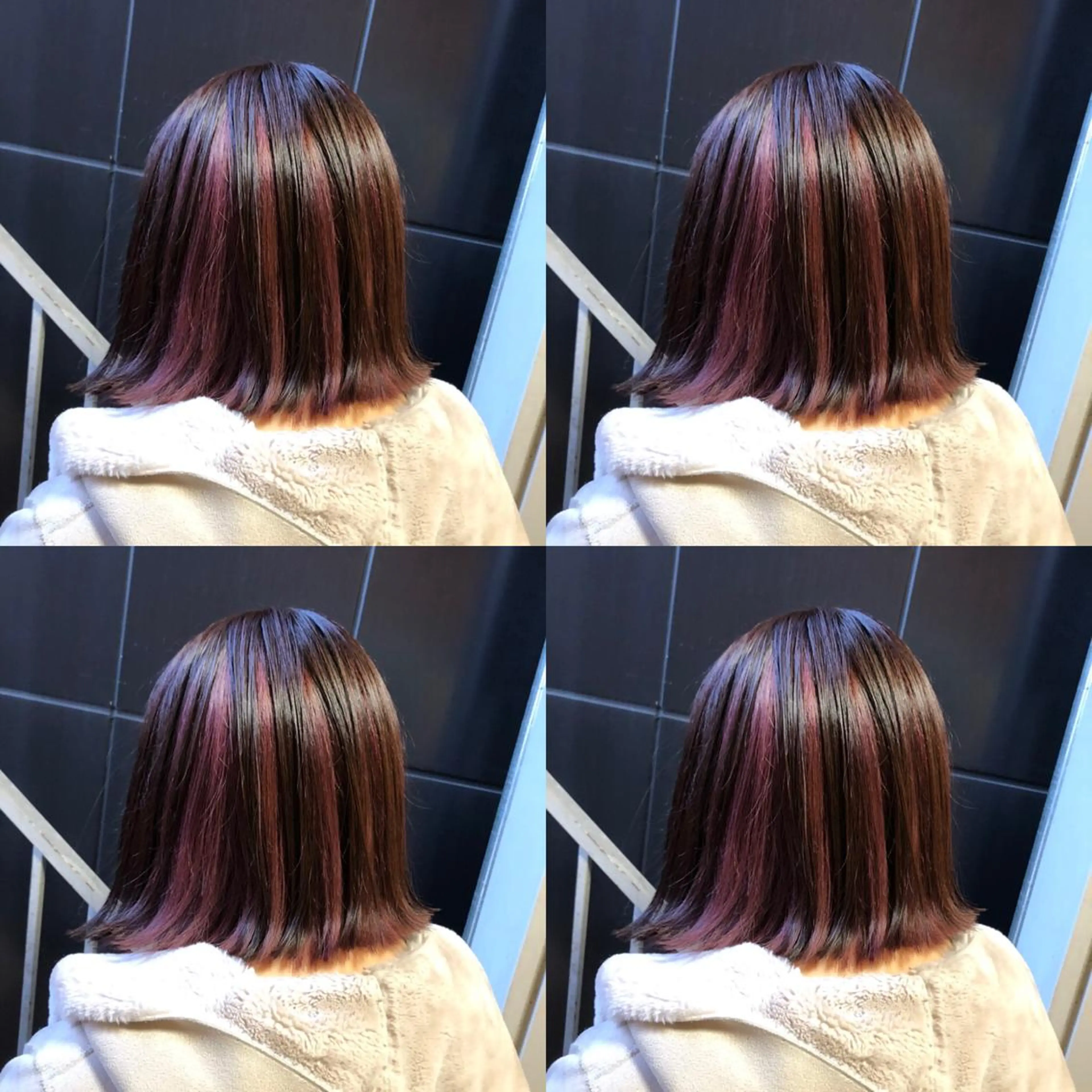 セミロング カラー アッシュ ベージュカラー ハイライトカラー ハイトーンカラー イルミナカラー カット ヘアカラー トリートメント 8/27限定予約 宜しくお願いします！のヘアスタイル