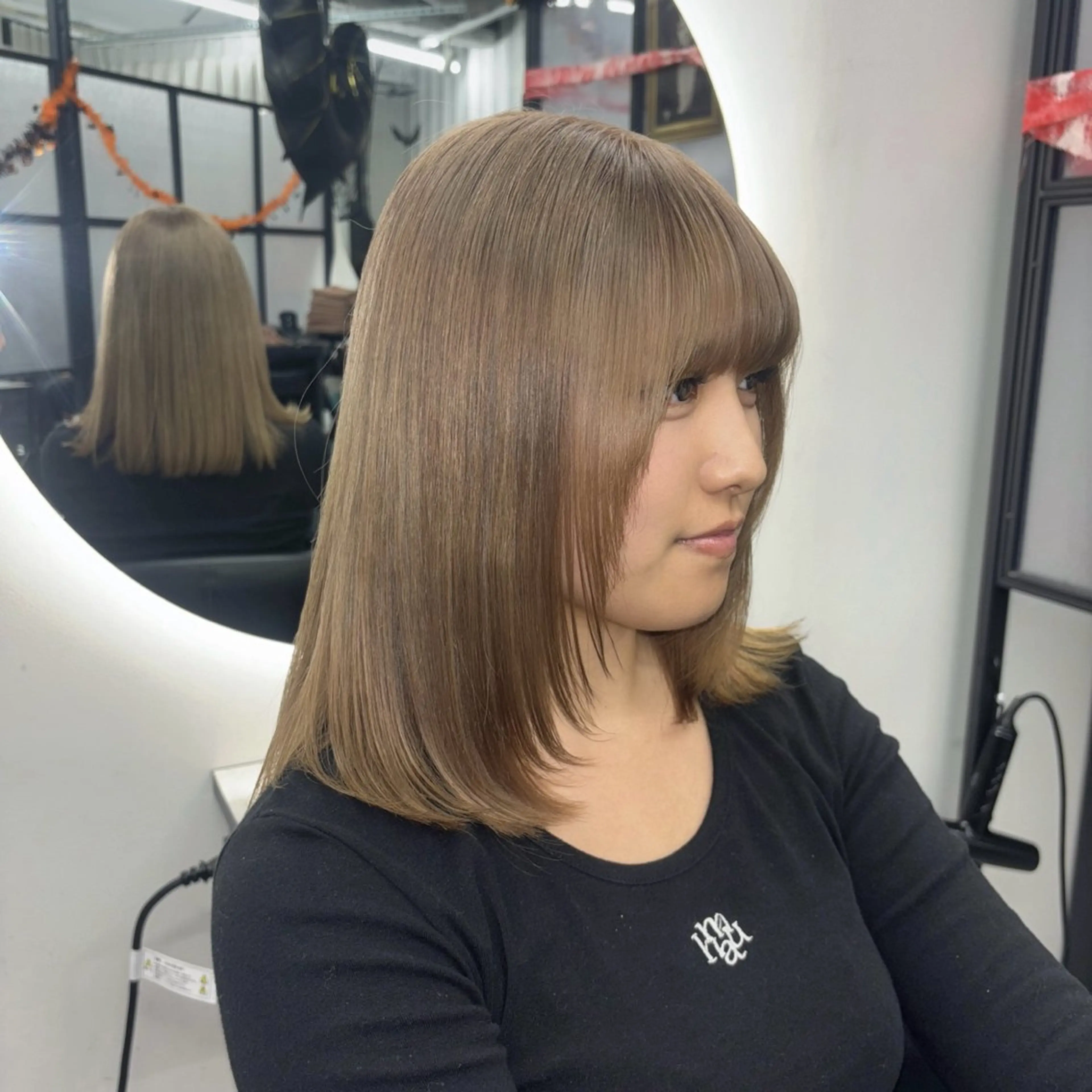 セミロング カラー ヘアカラー Ren. 🦋デザインカラーのヘアスタイル