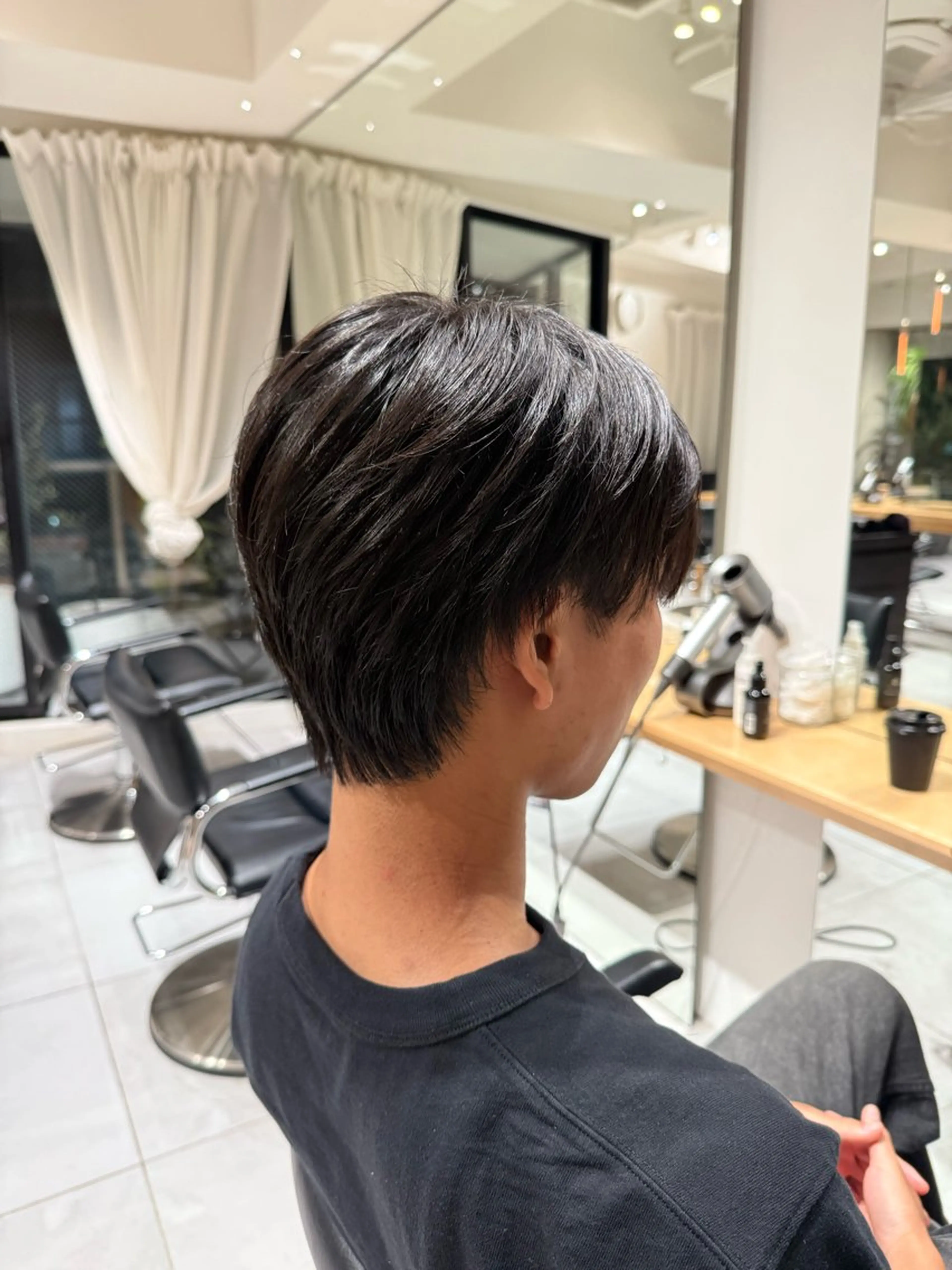 ショート メンズ カット 艶カラー/縮毛矯正 🫧terukaのヘアスタイル