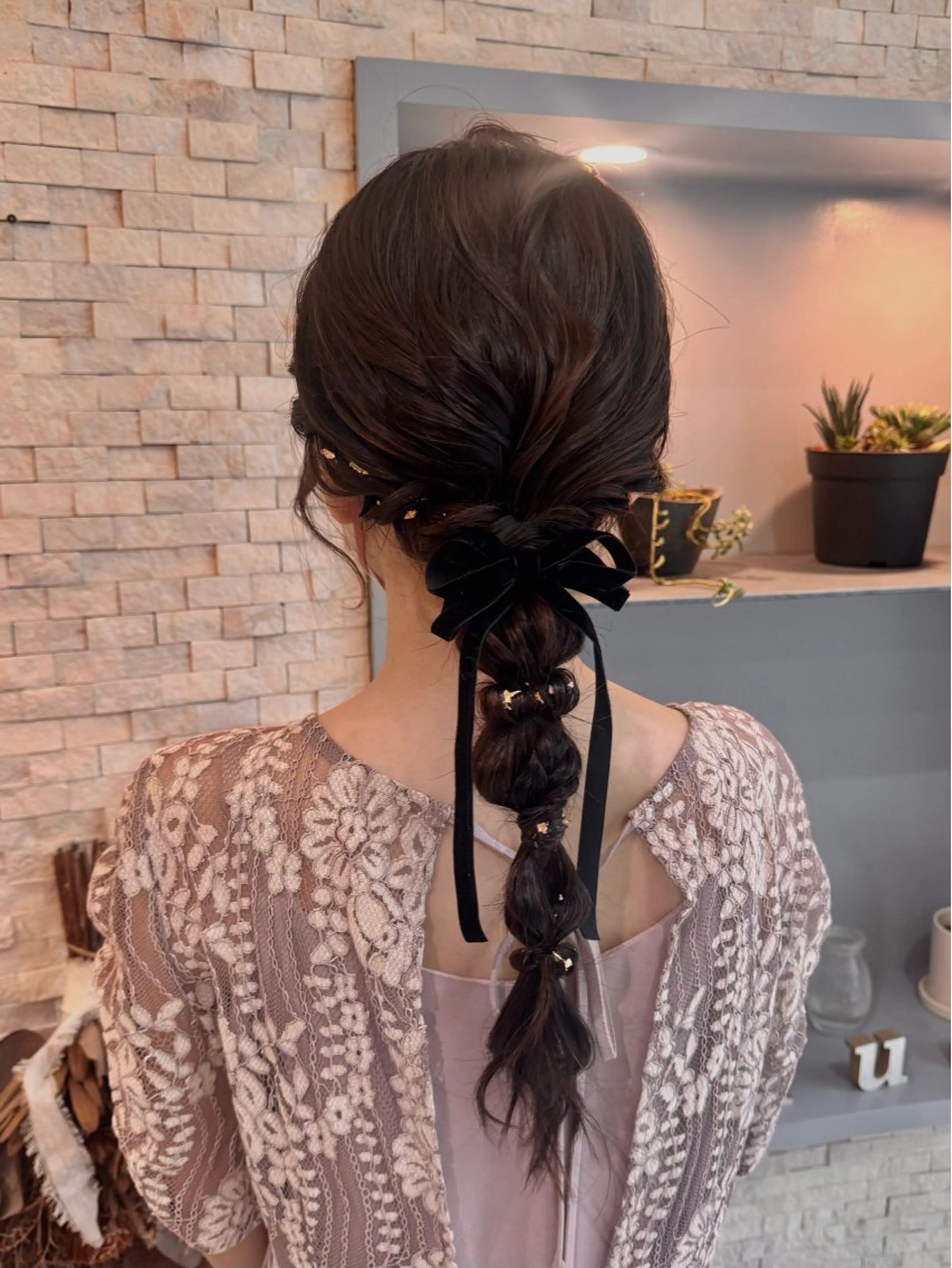 ヘアアレンジ ヘアセット 本多 美羽のヘアスタイル