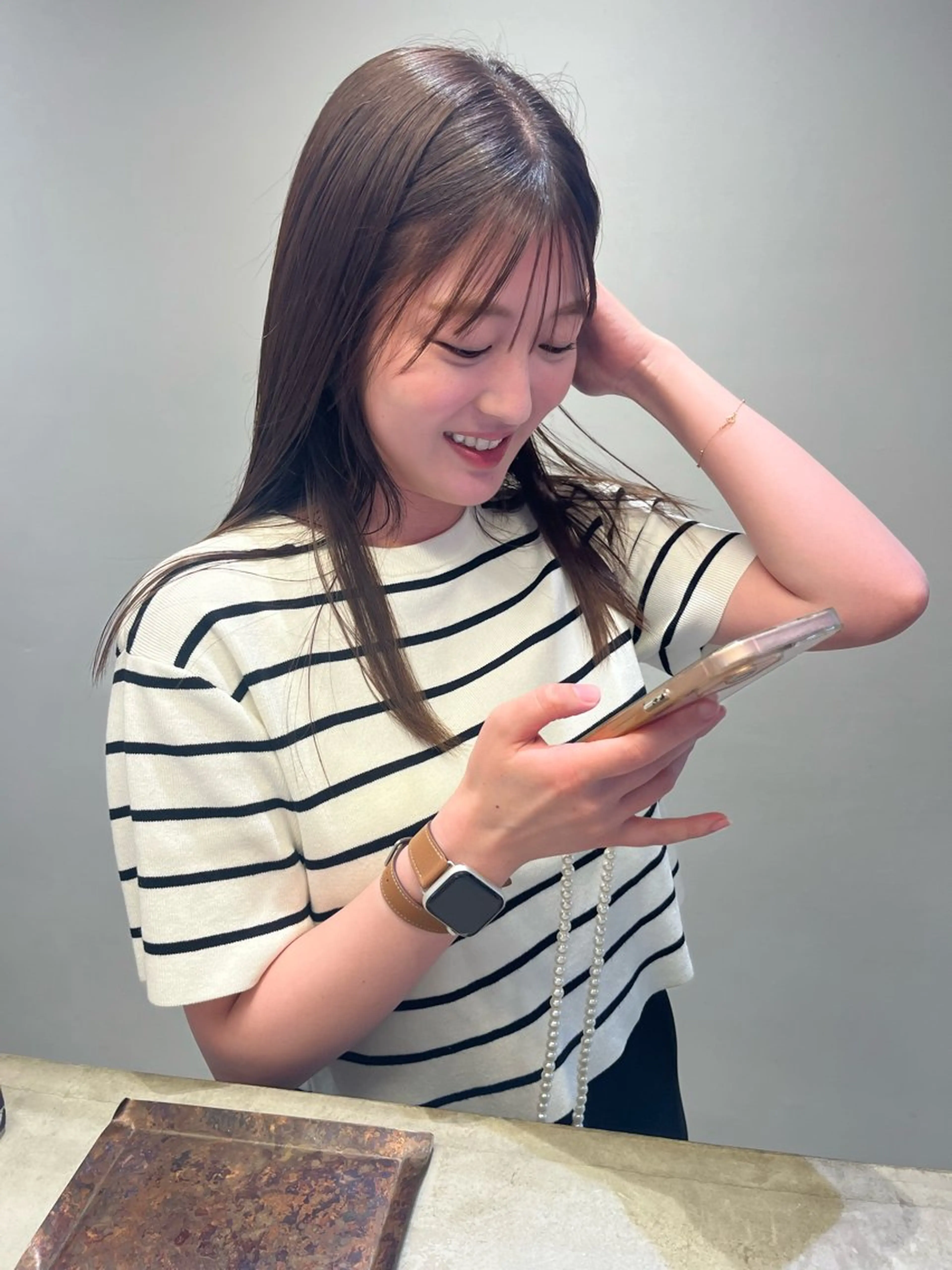 セミロング カラー ロエ平尾山荘所属・大人ショート/メンズ /平尾/薬院/綜一郎のヘアスタイル