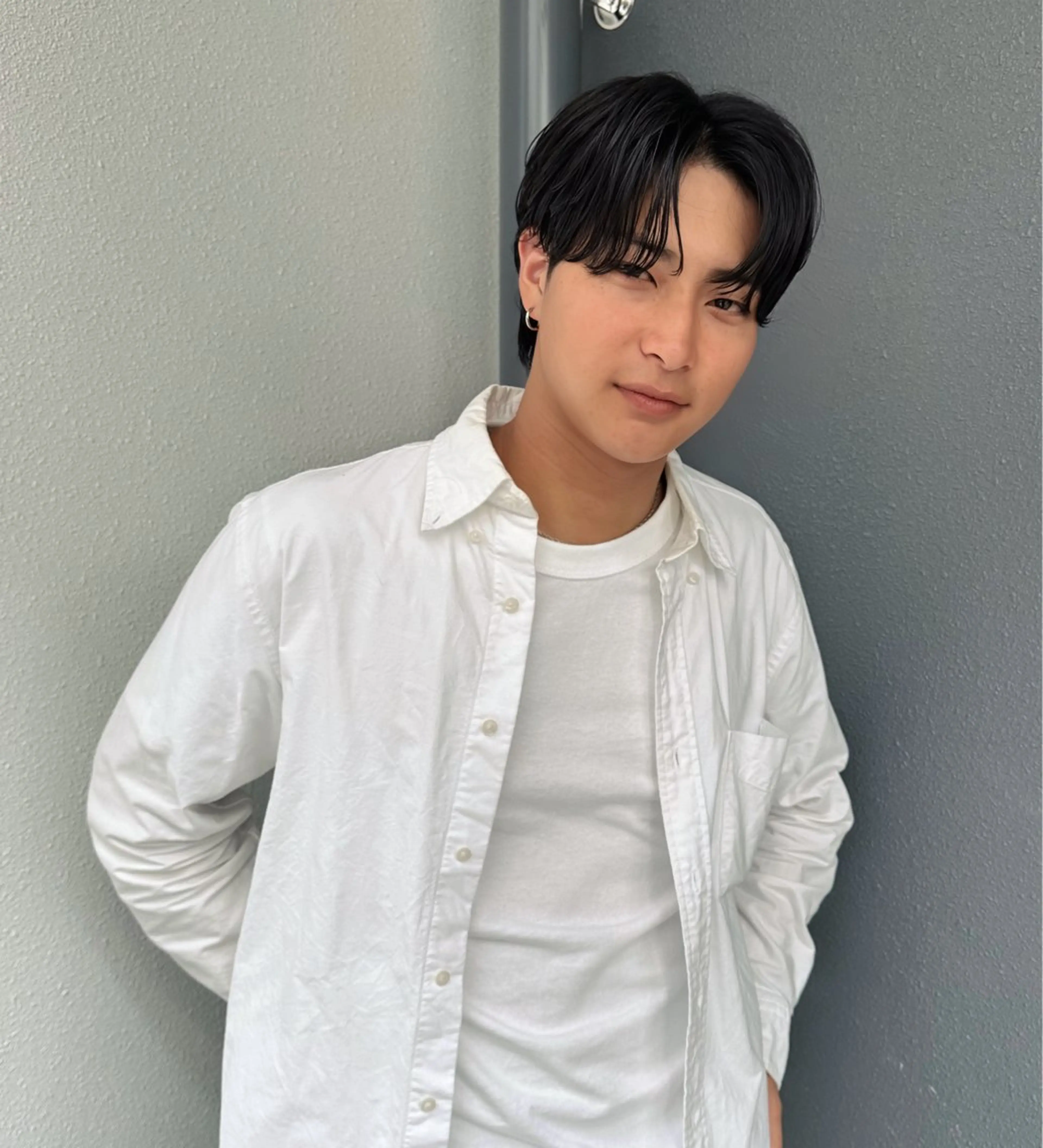 ショート パーマ メンズ カット パーマ 木下 健心のヘアスタイル