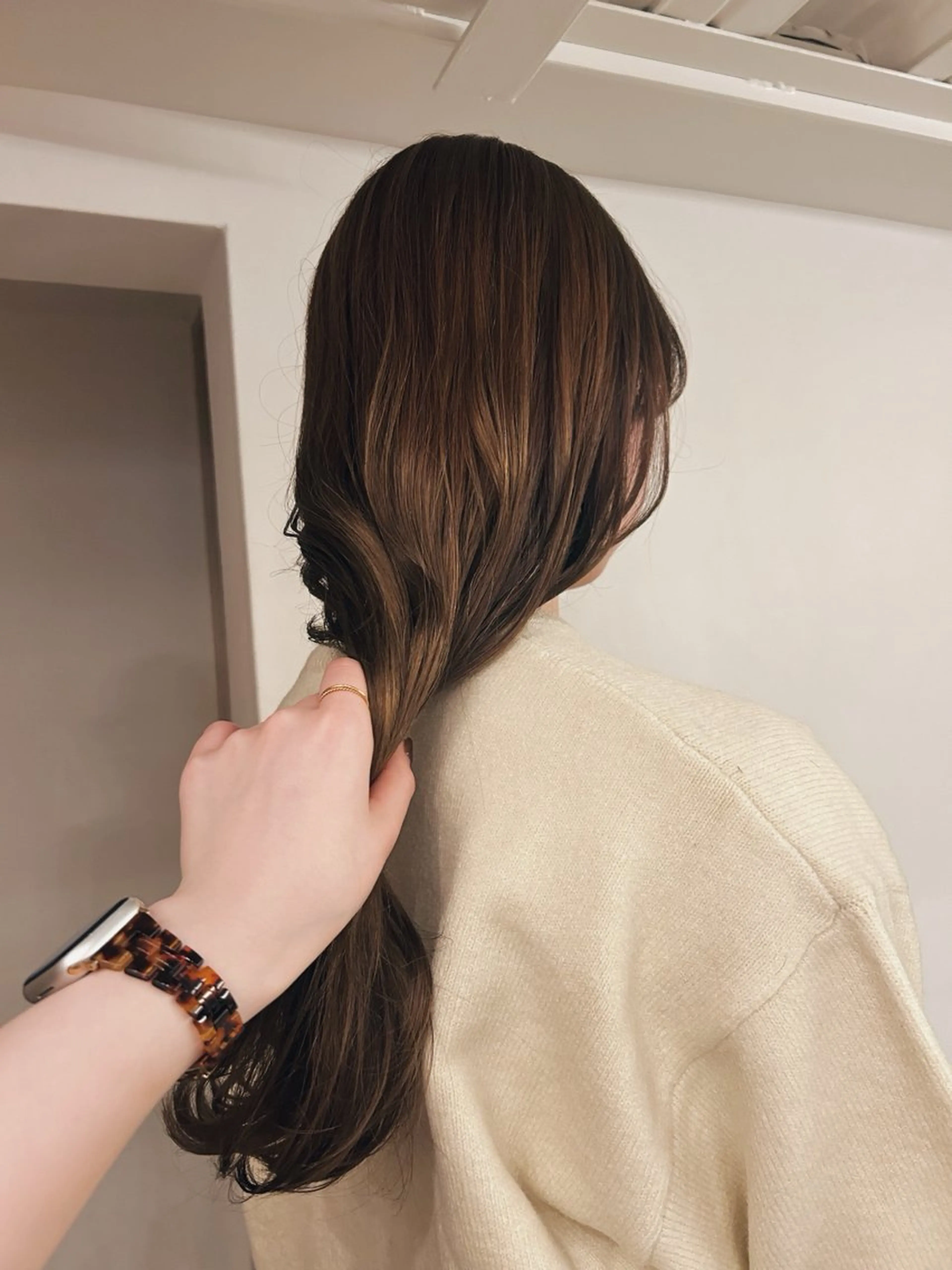 ロング カット ヘアカラー トリートメント 似合わせパーマ 🌼カンナのヘアスタイル