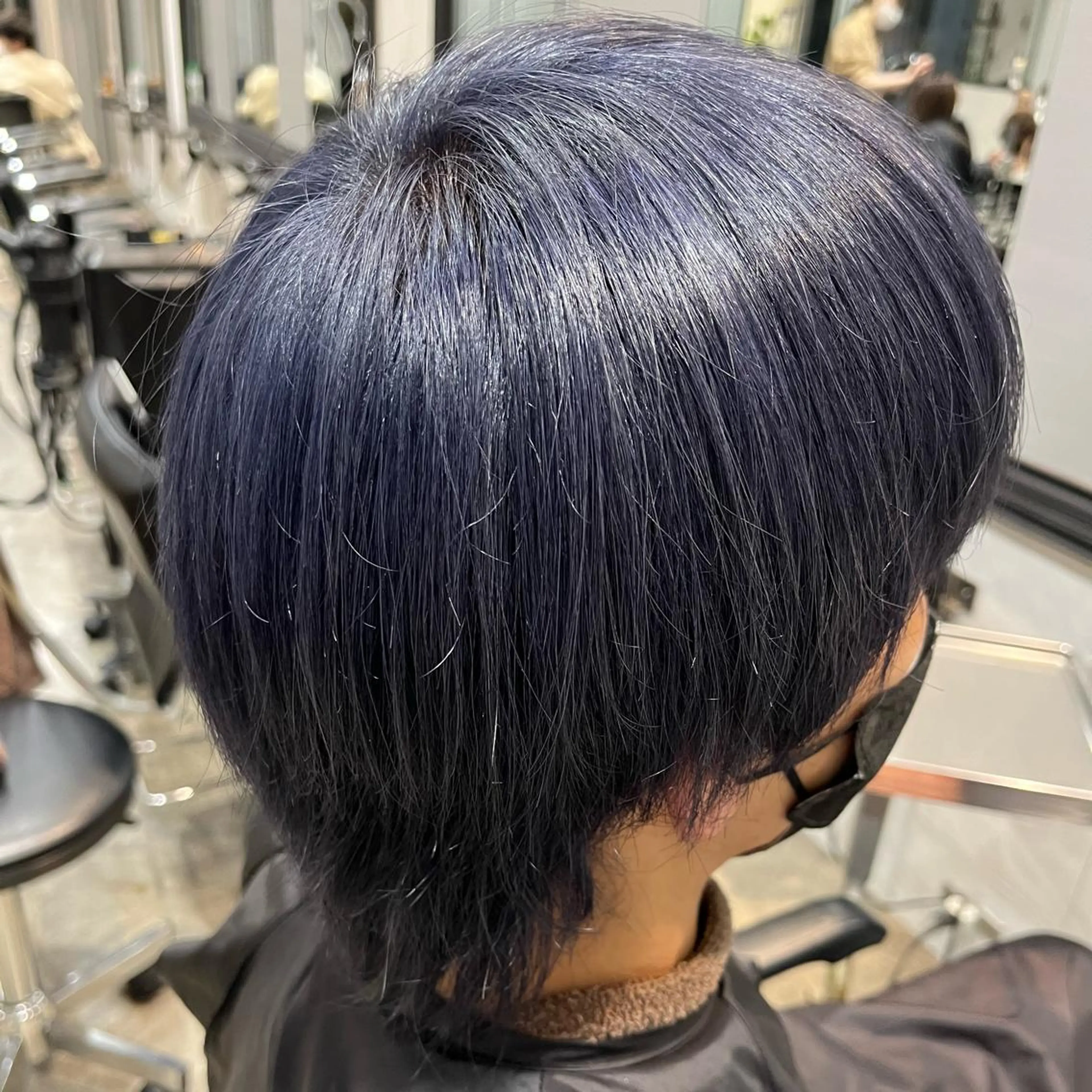 ショート カラー メンズ ネイビーカラー littlenene /たちばなのヘアスタイル