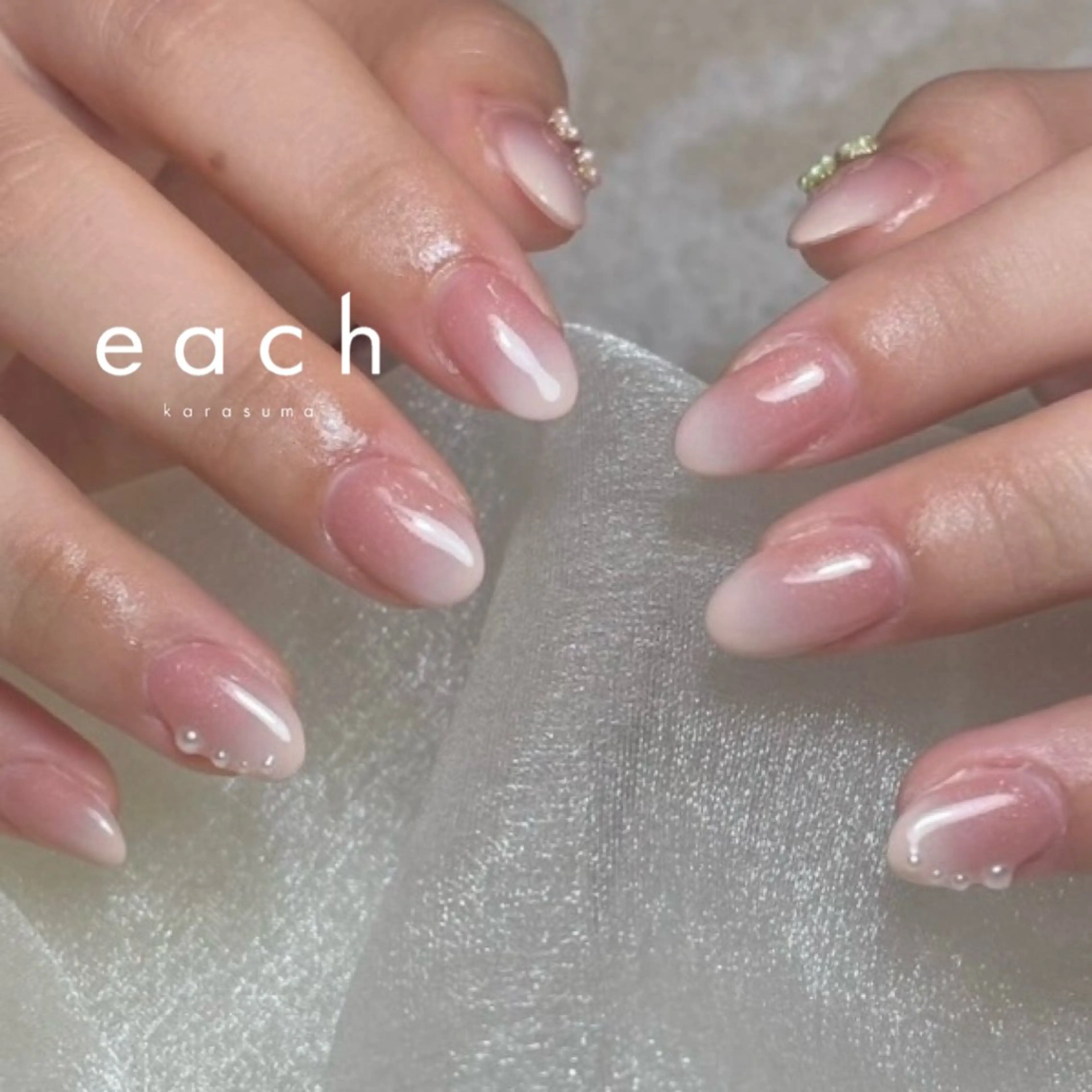 ネイル ハンドネイル each sakuraのネイルデザイン