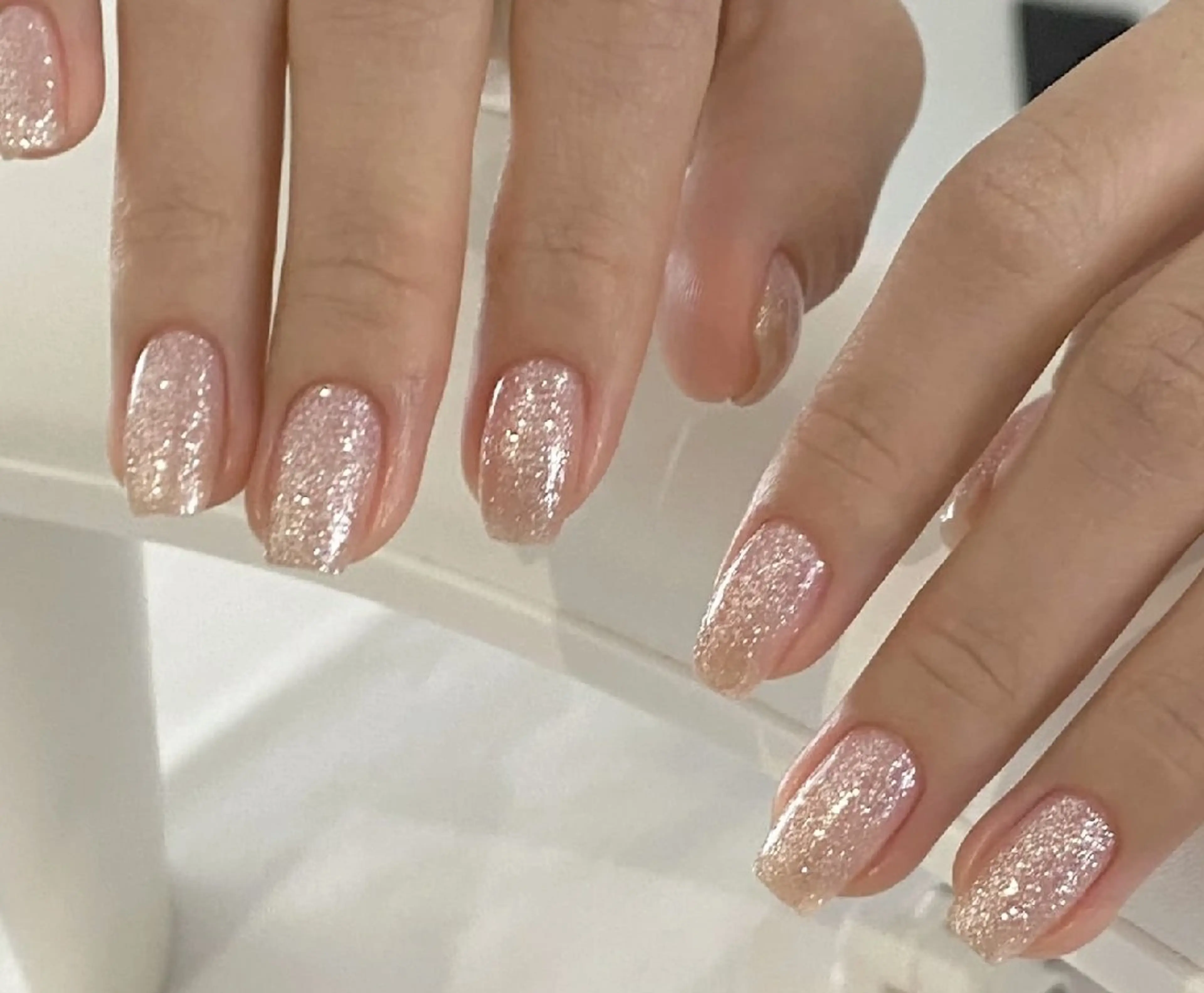 【HAND】フラッシュorミラーネイルワンカラー¥6280→5280の写真