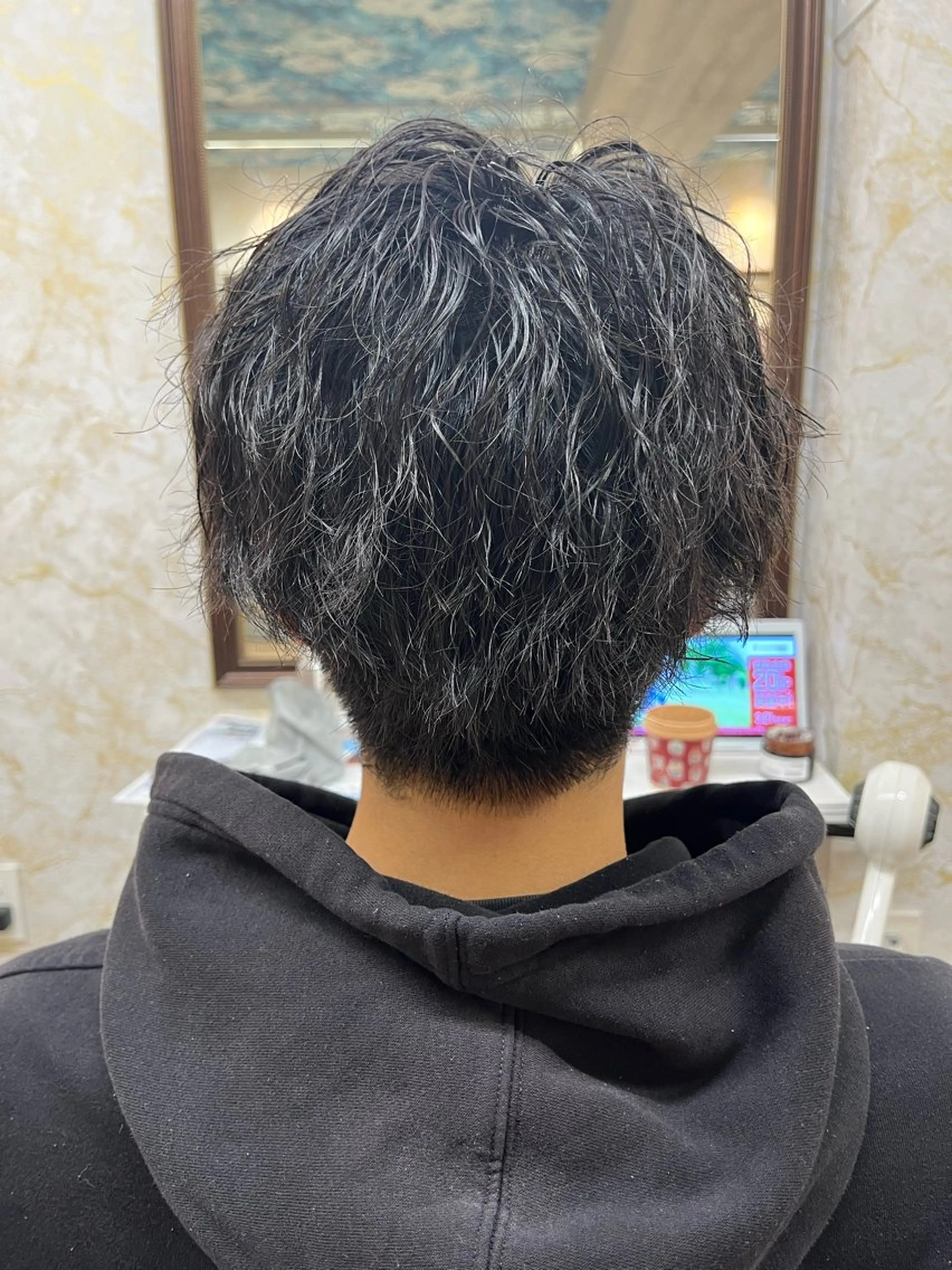 パーマ メンズ カット トリートメント 🇰🇷韓国ヘア× 髪質改善　黒川天斗のヘアスタイル