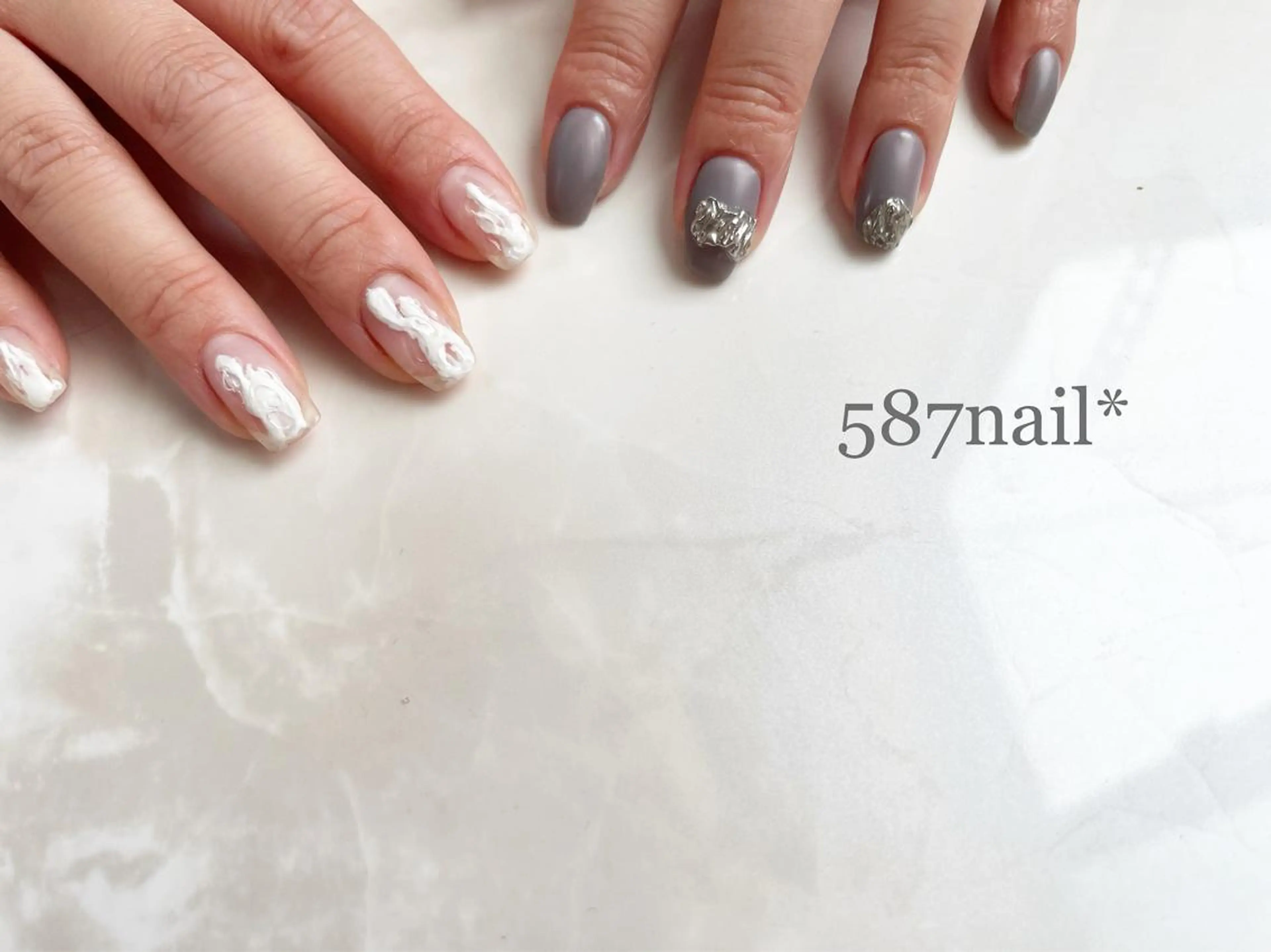 ネイル ニュアンスネイル 587nail *のネイルデザイン