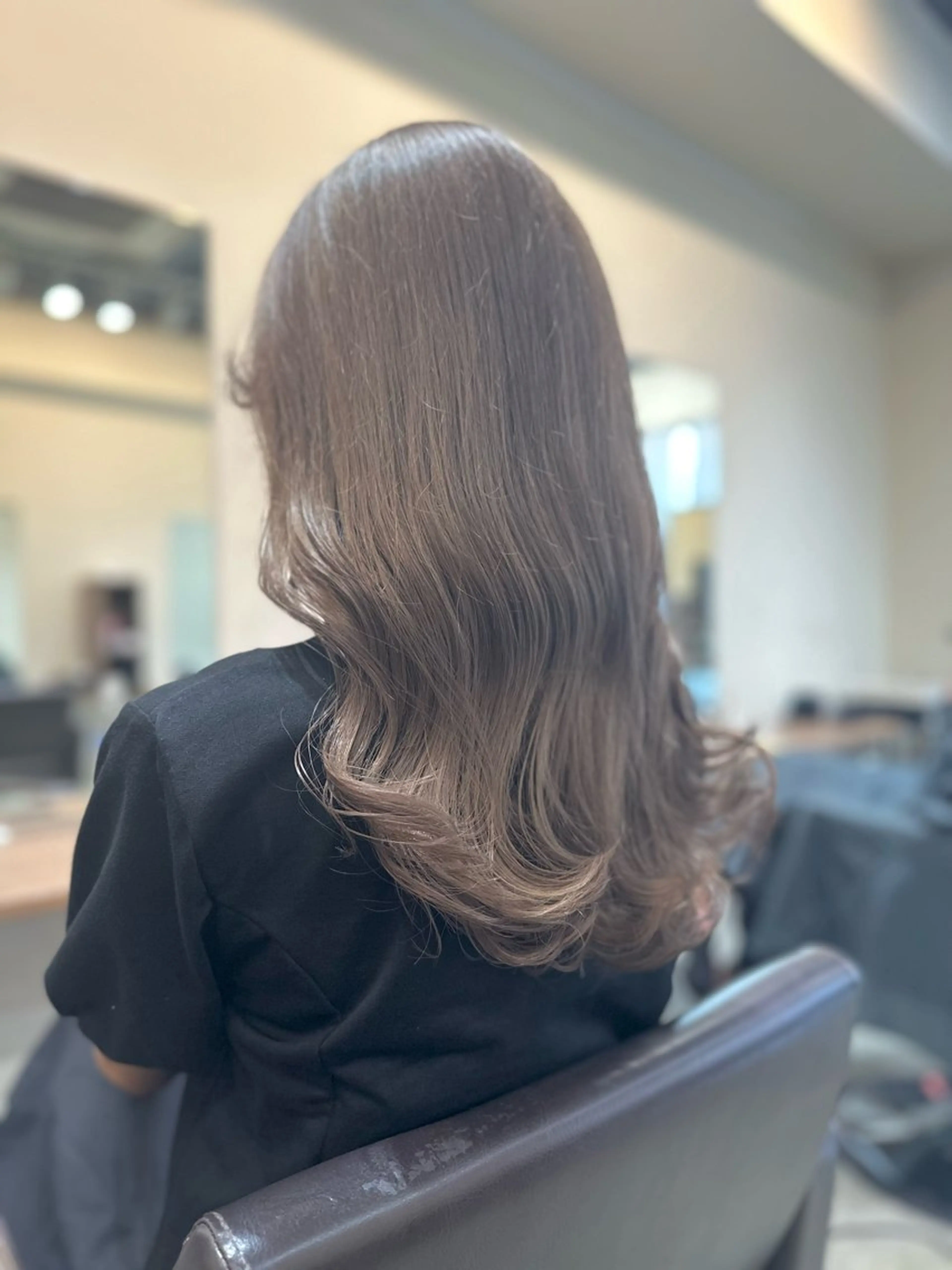 ロング カラー カット ヘアカラー トリートメント 小顔カット✨ 透明感カラー✨kyoのヘアスタイル
