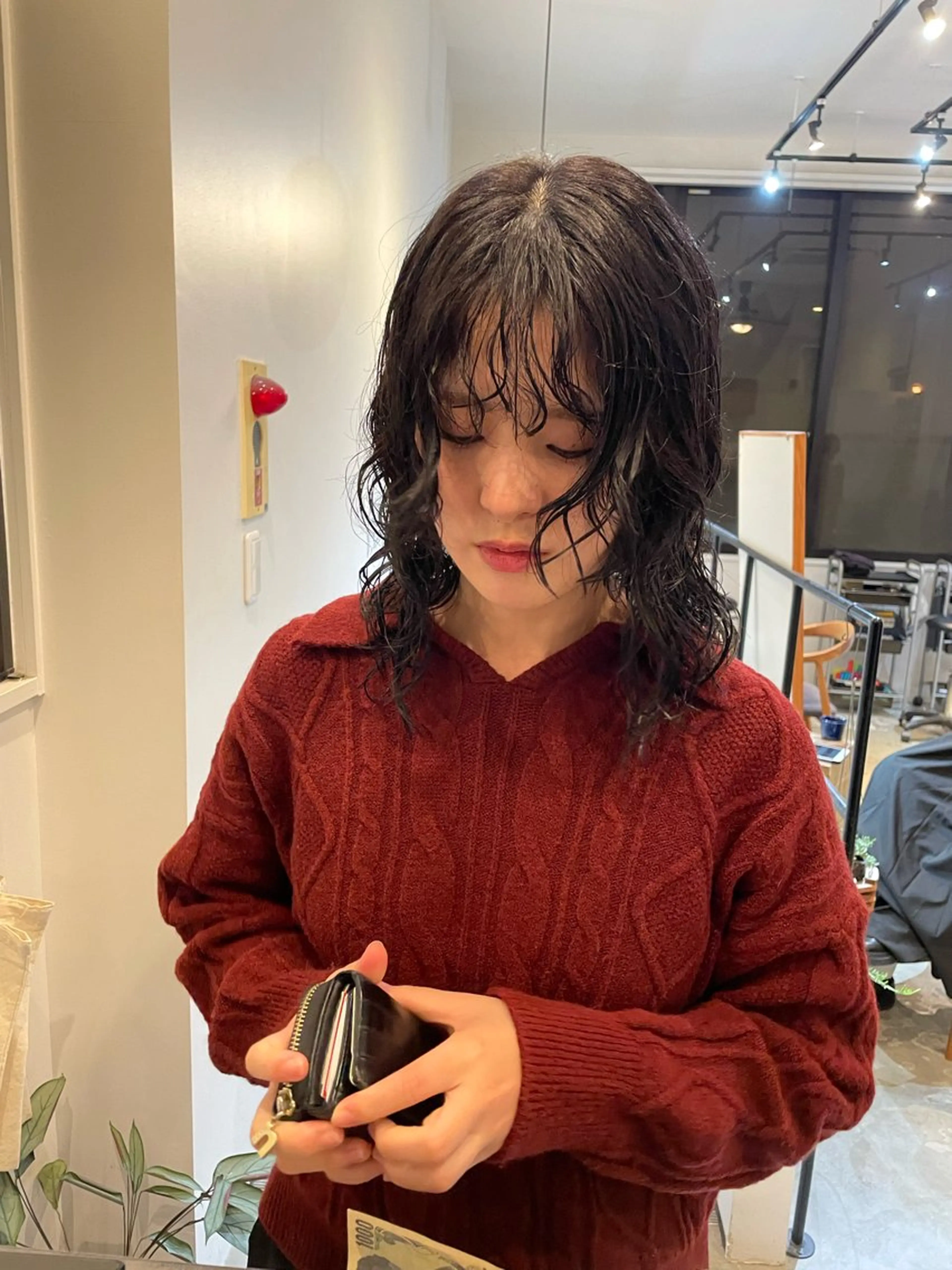 ミディアム カラー ハナ🌼 梅田/ボブ/パーマのヘアスタイル