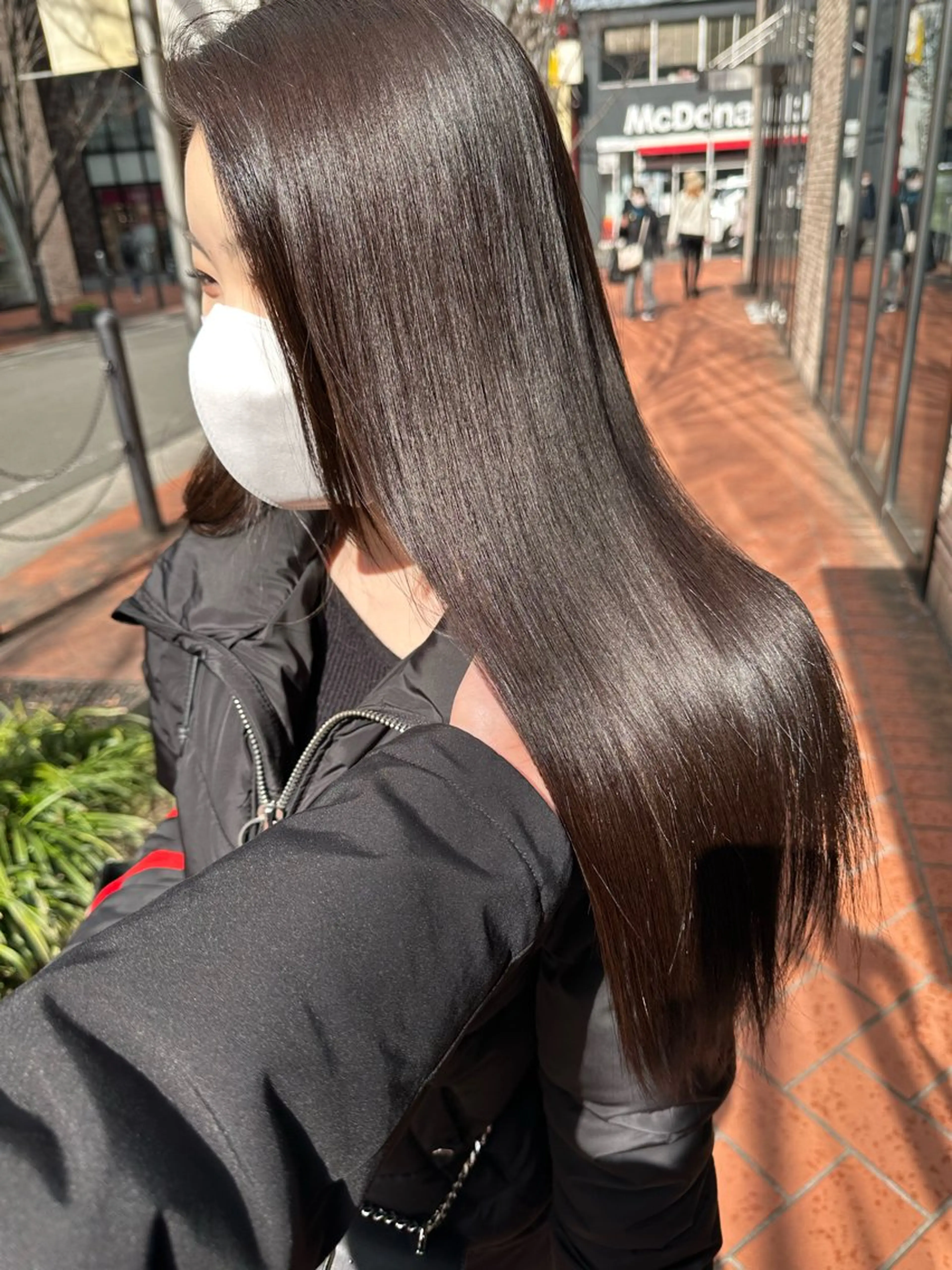 ロング 大森 一慶のヘアスタイル