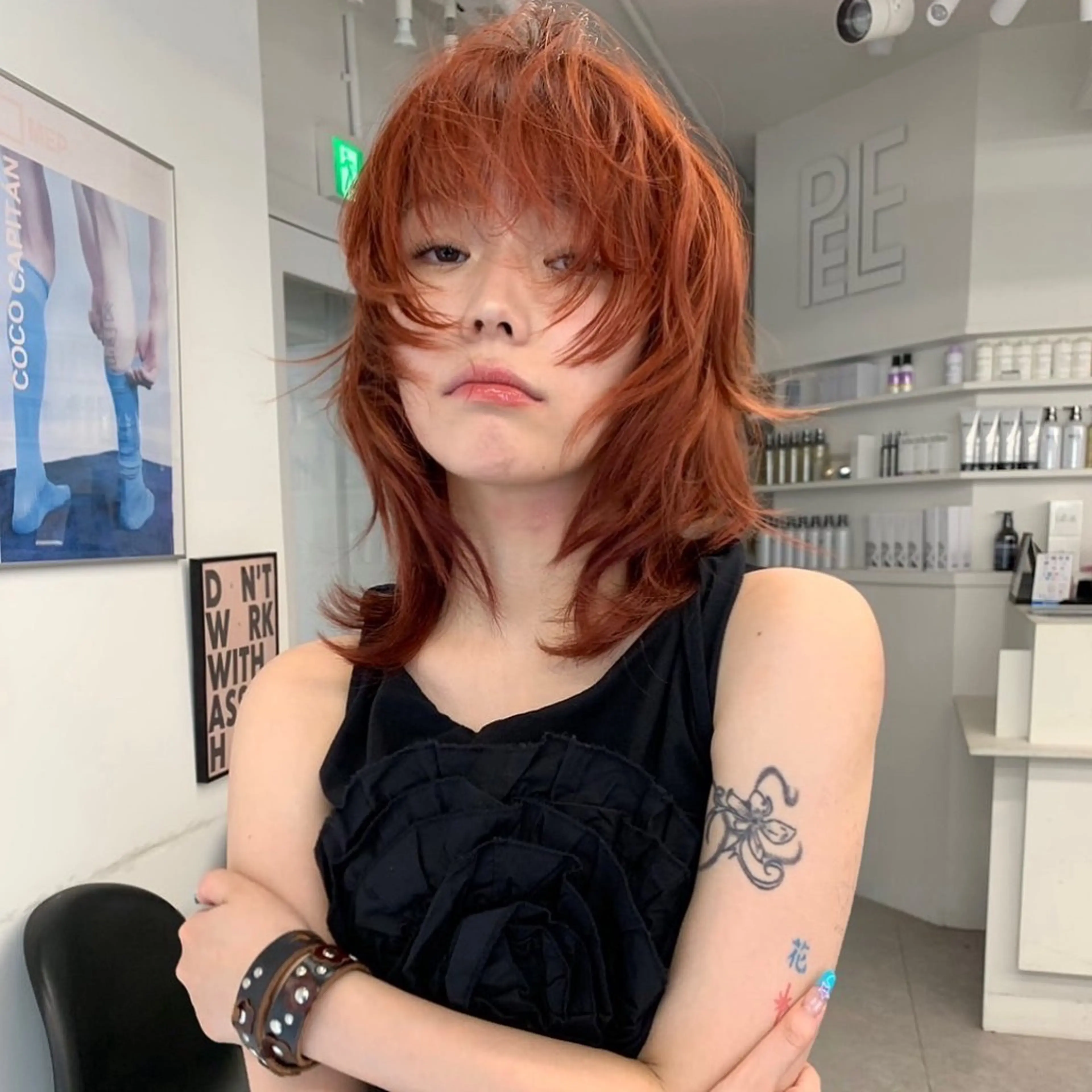 カット＋ハイブリーチ＋カラーの写真