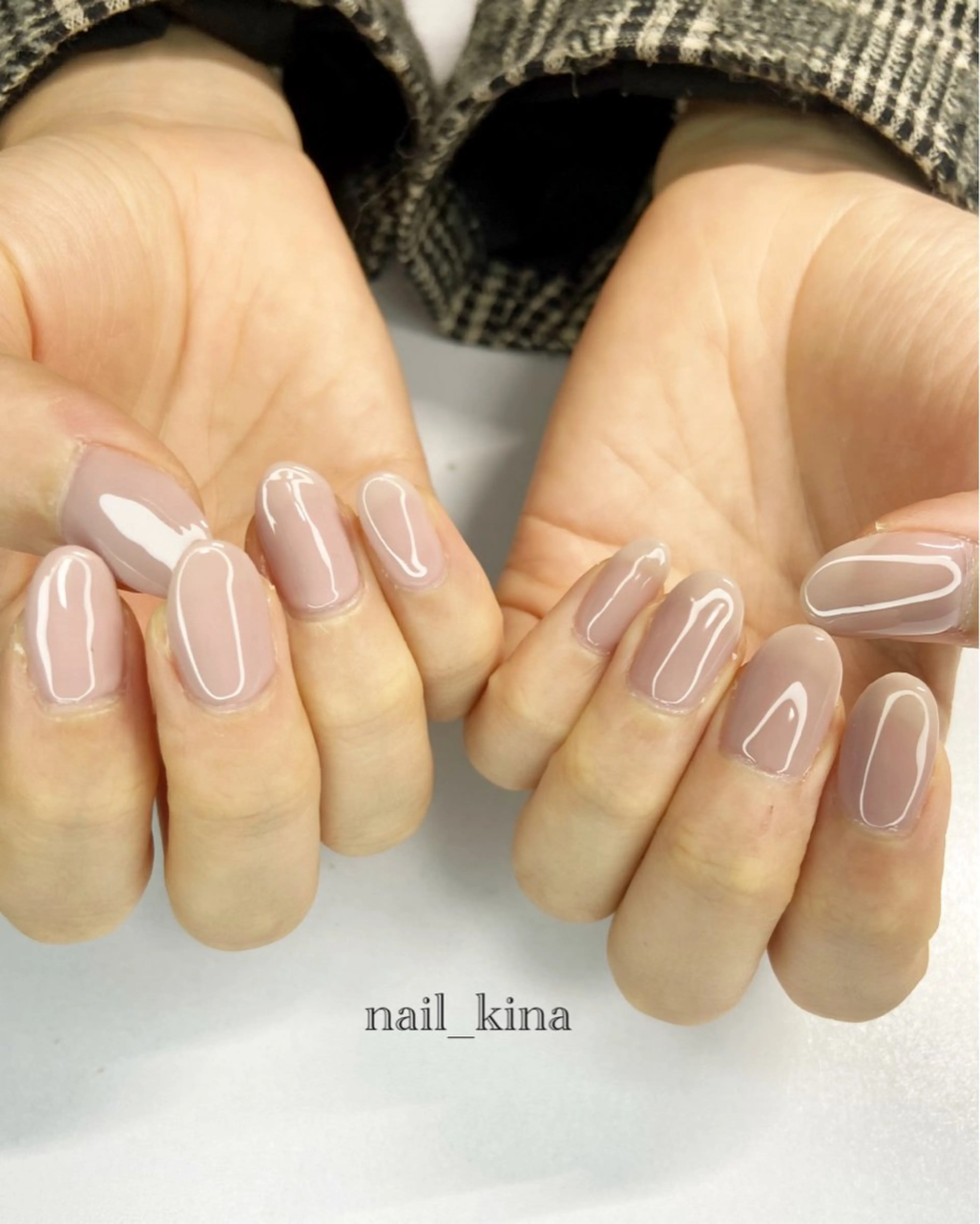 ネイル ワンカラーネイル nail_ kinaのネイルデザイン