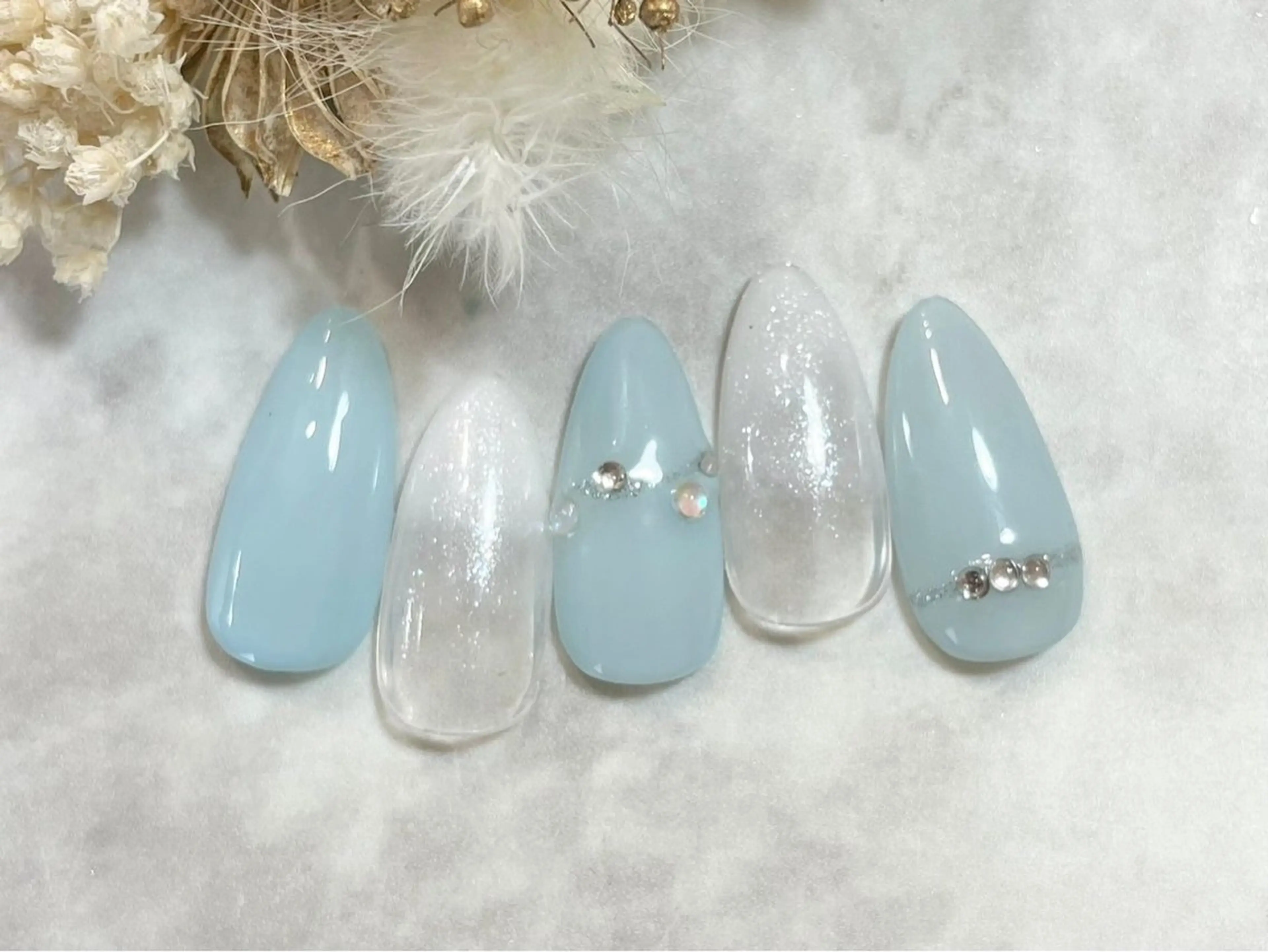 ネイル 【パラジェル・フィルイン】Nailsalon　Merci東中野所属・Merci shigaのネイルデザイン