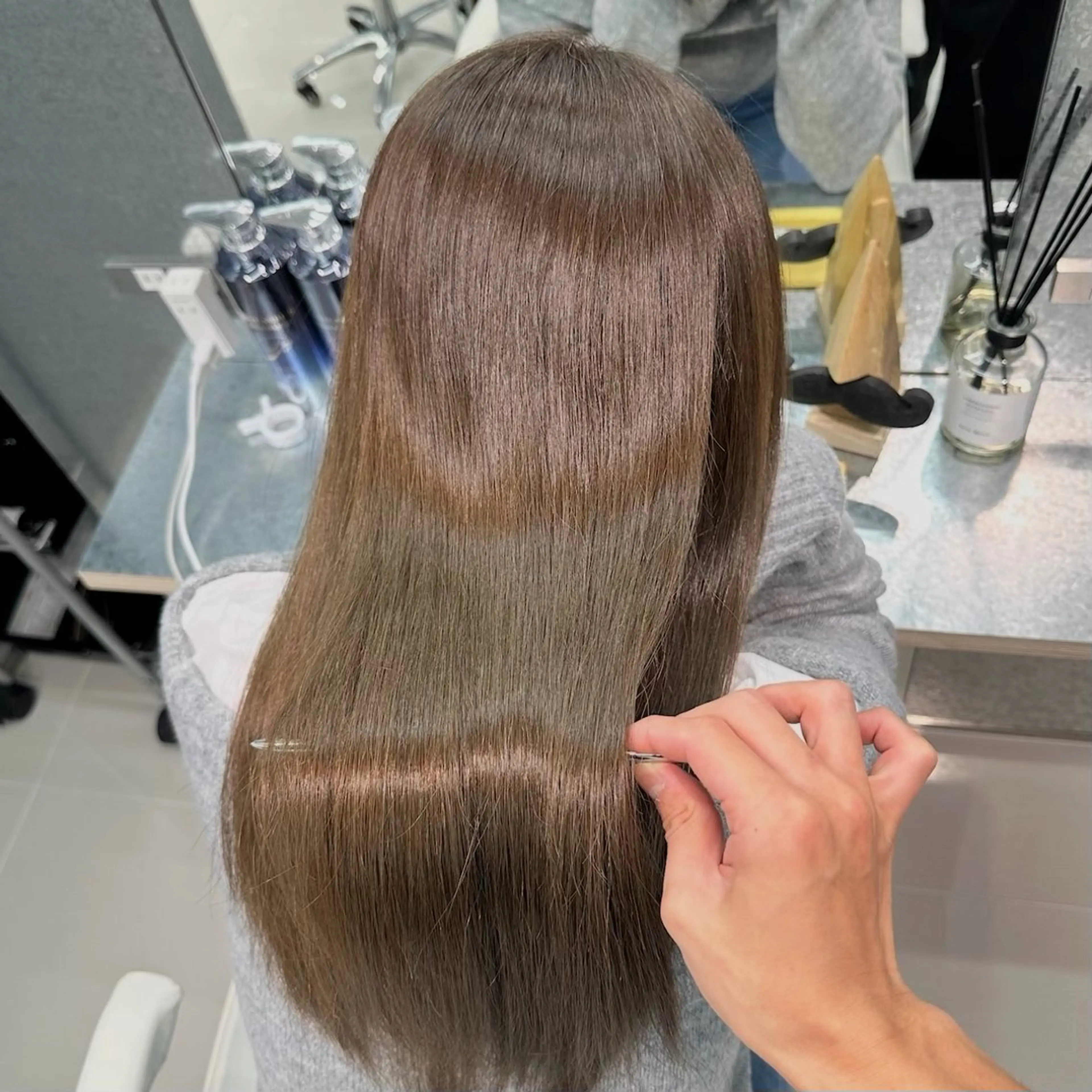 ロング くせ毛 TRUNS所属・こうた/髪質改善 ストレート/ヘアケアのヘアスタイル