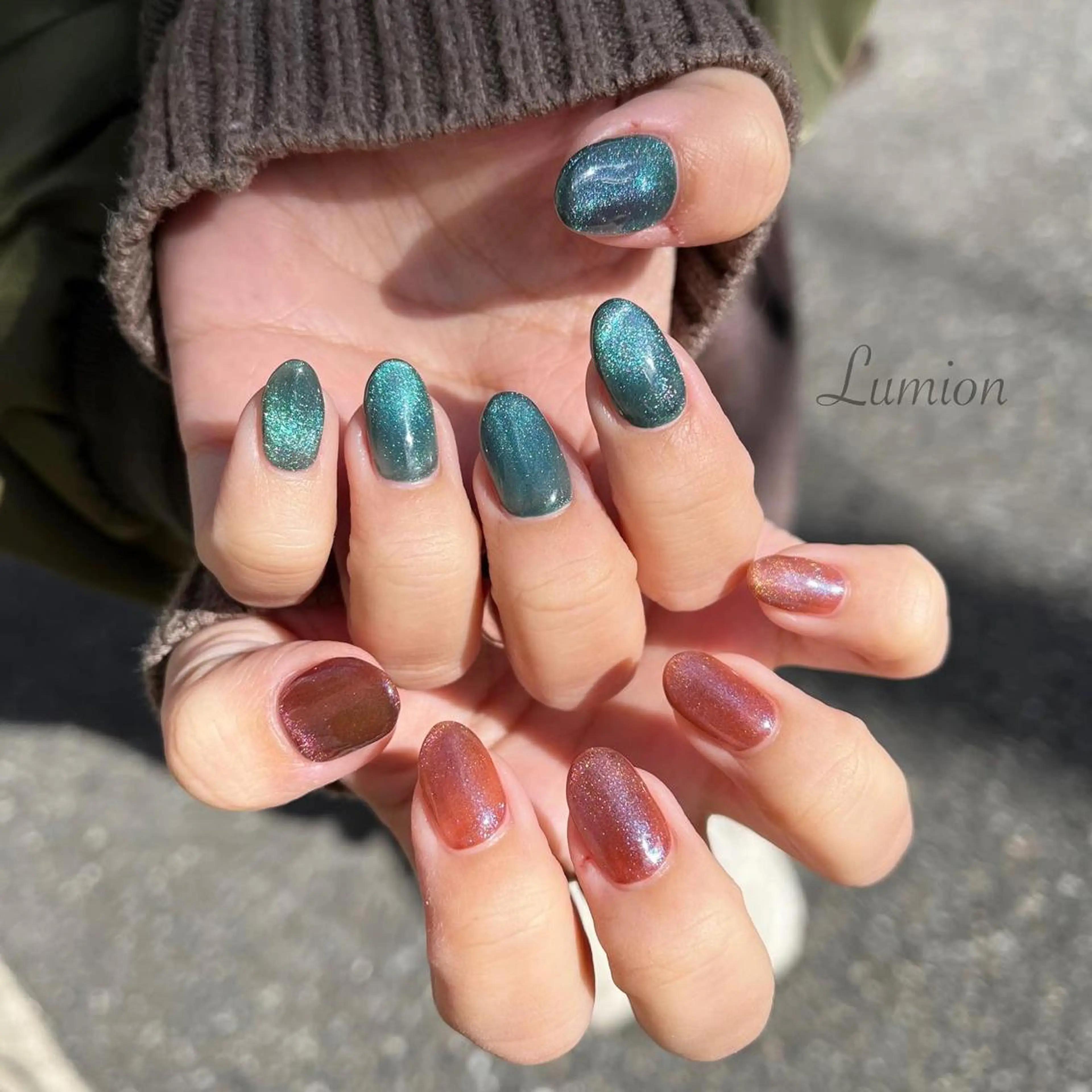 ネイル マグネットネイル ハンドネイル 菊地 美沙斗のネイルデザイン