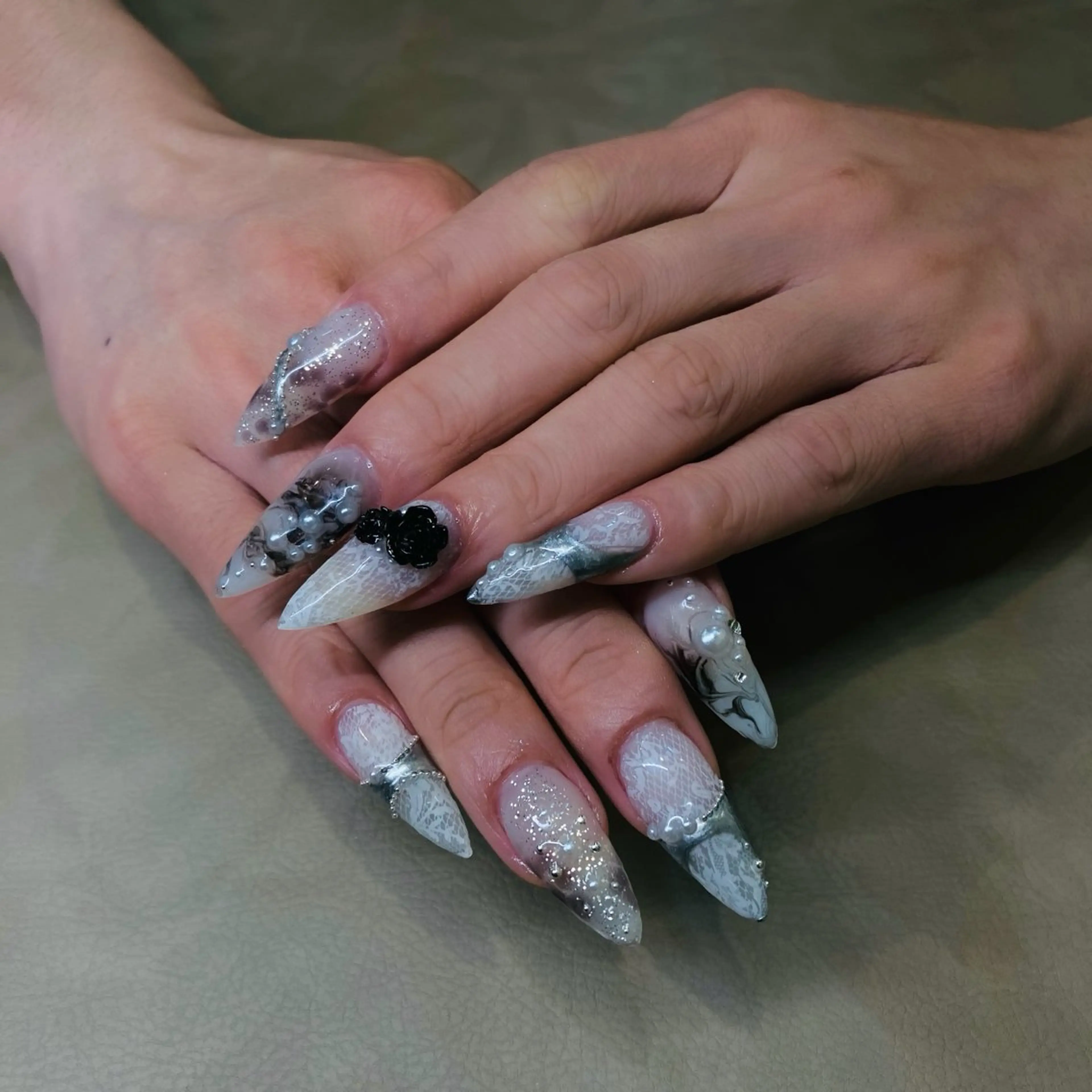 メンズ ネイル ハンドネイル Chun Chun nail所属・ヒュン オアンのネイルデザイン