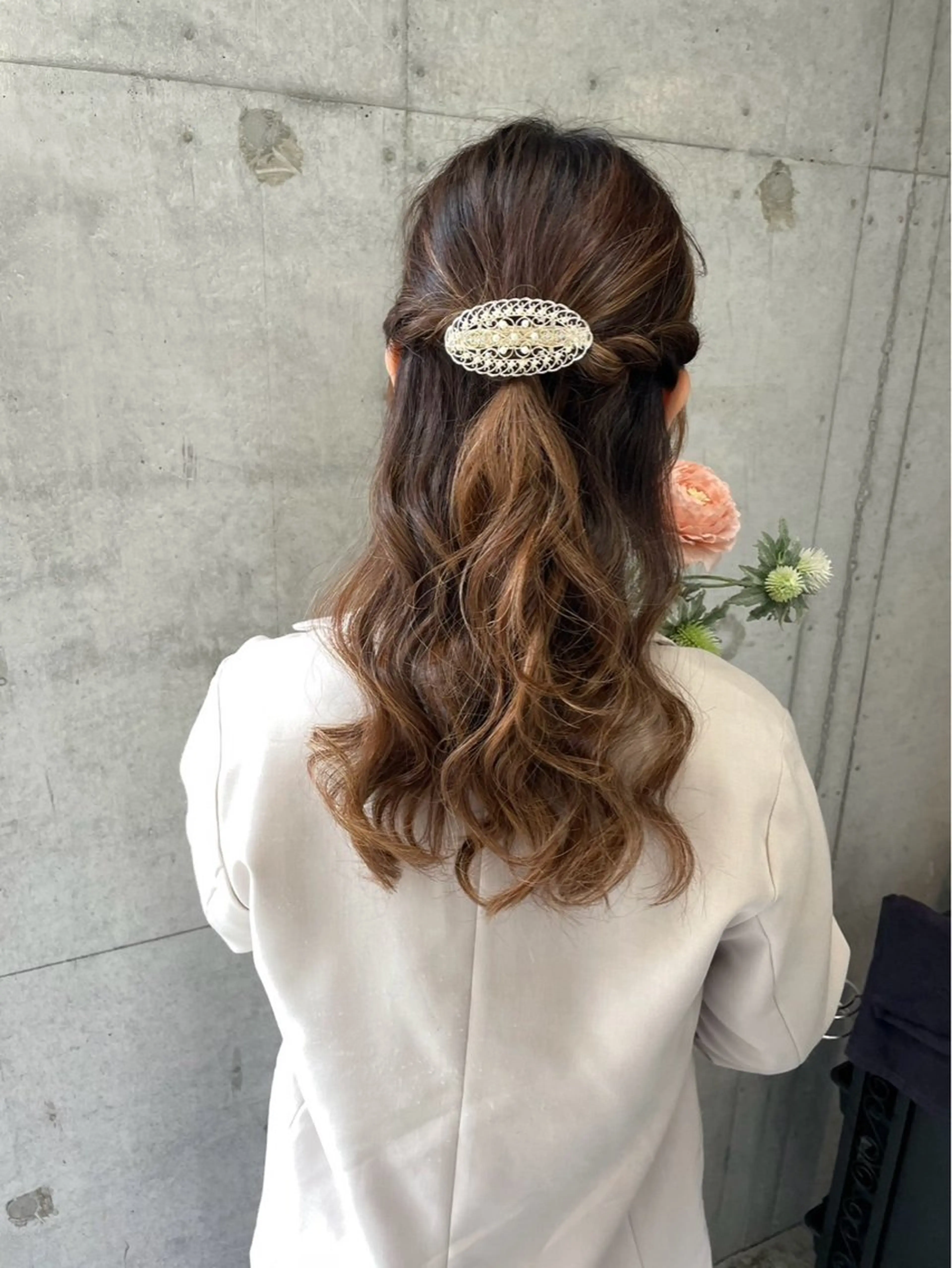 ヘアアレンジ ハーフアップ ヘアセット Reve  resort所属・美髪× ヘアセット✨Araiのヘアスタイル