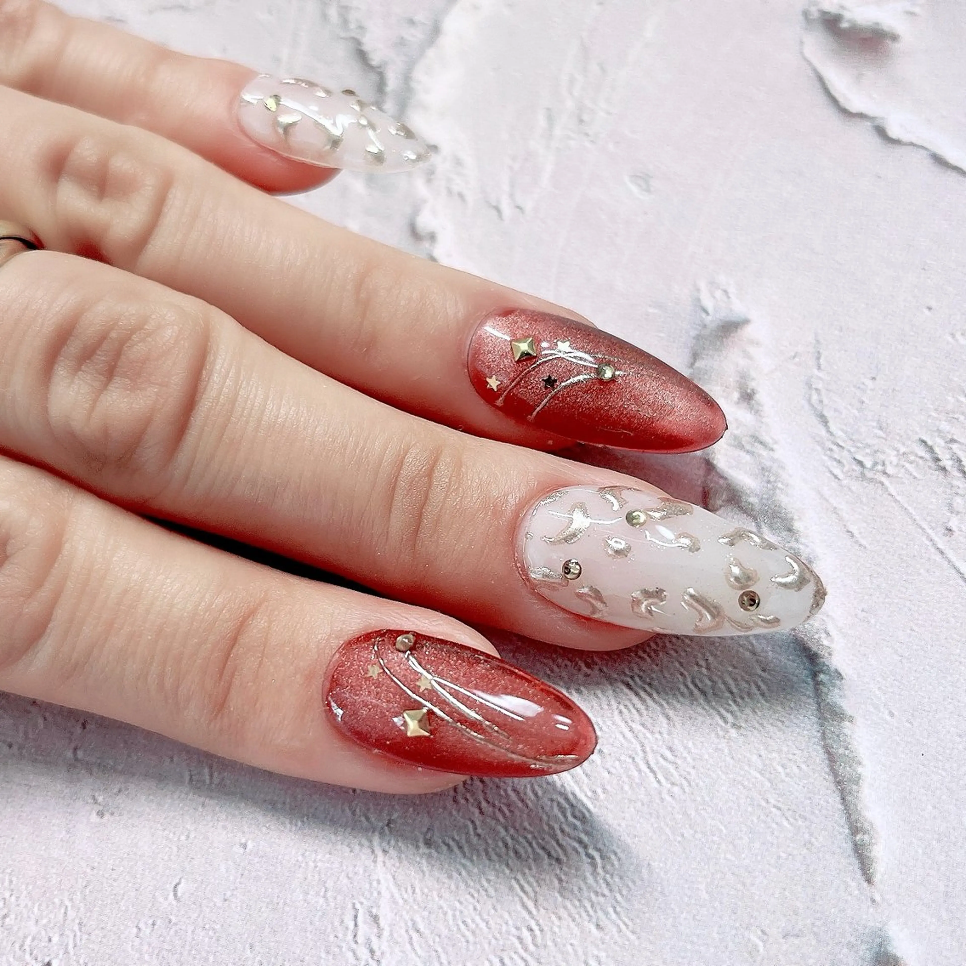 【オフなし】ロングチップジェル長さ出し＋【画像のアート】の写真