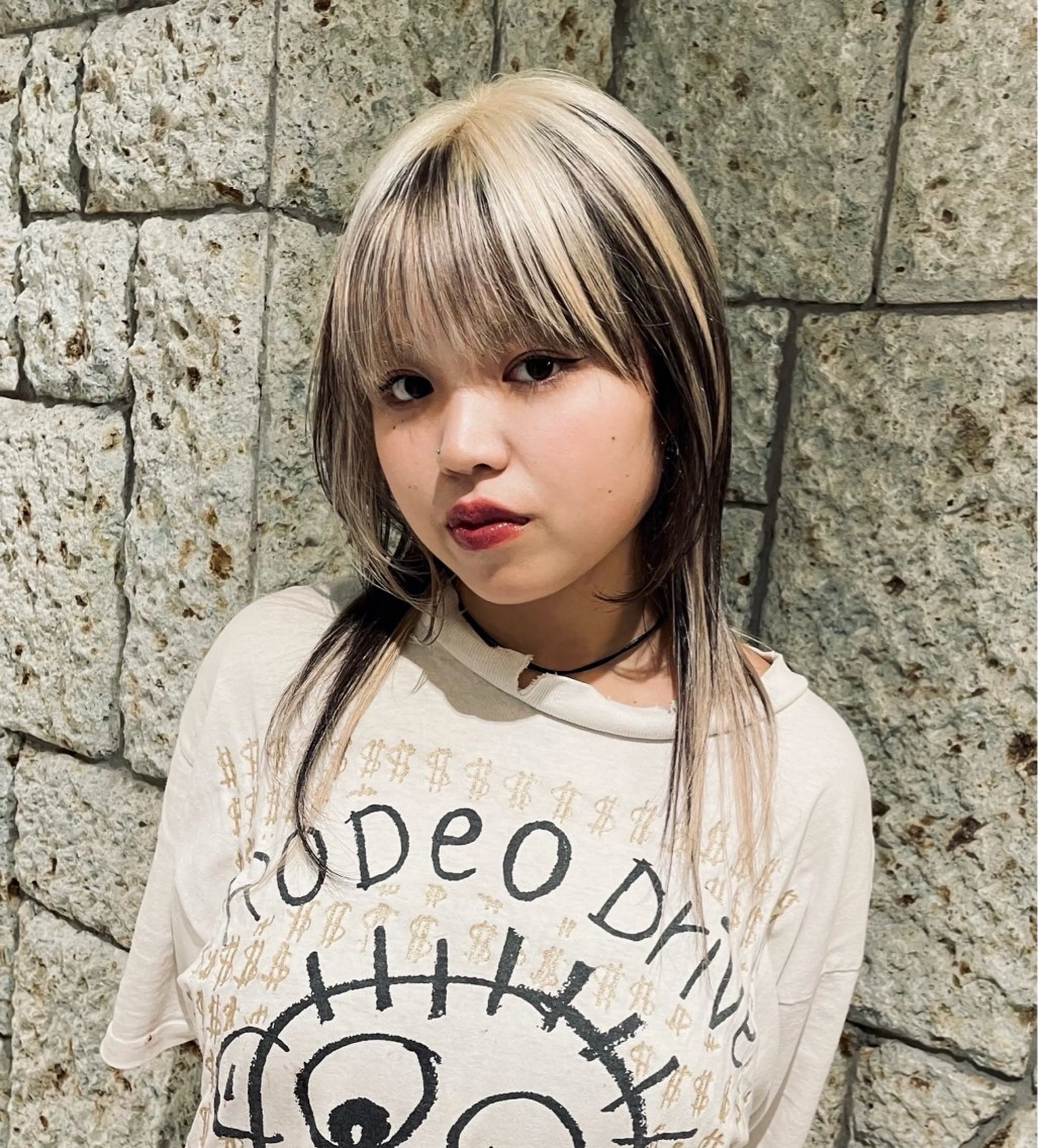 【海外風ニュアンスデザイン🤎】抜きっぱなしブリーチ＋ローライトカラーの写真