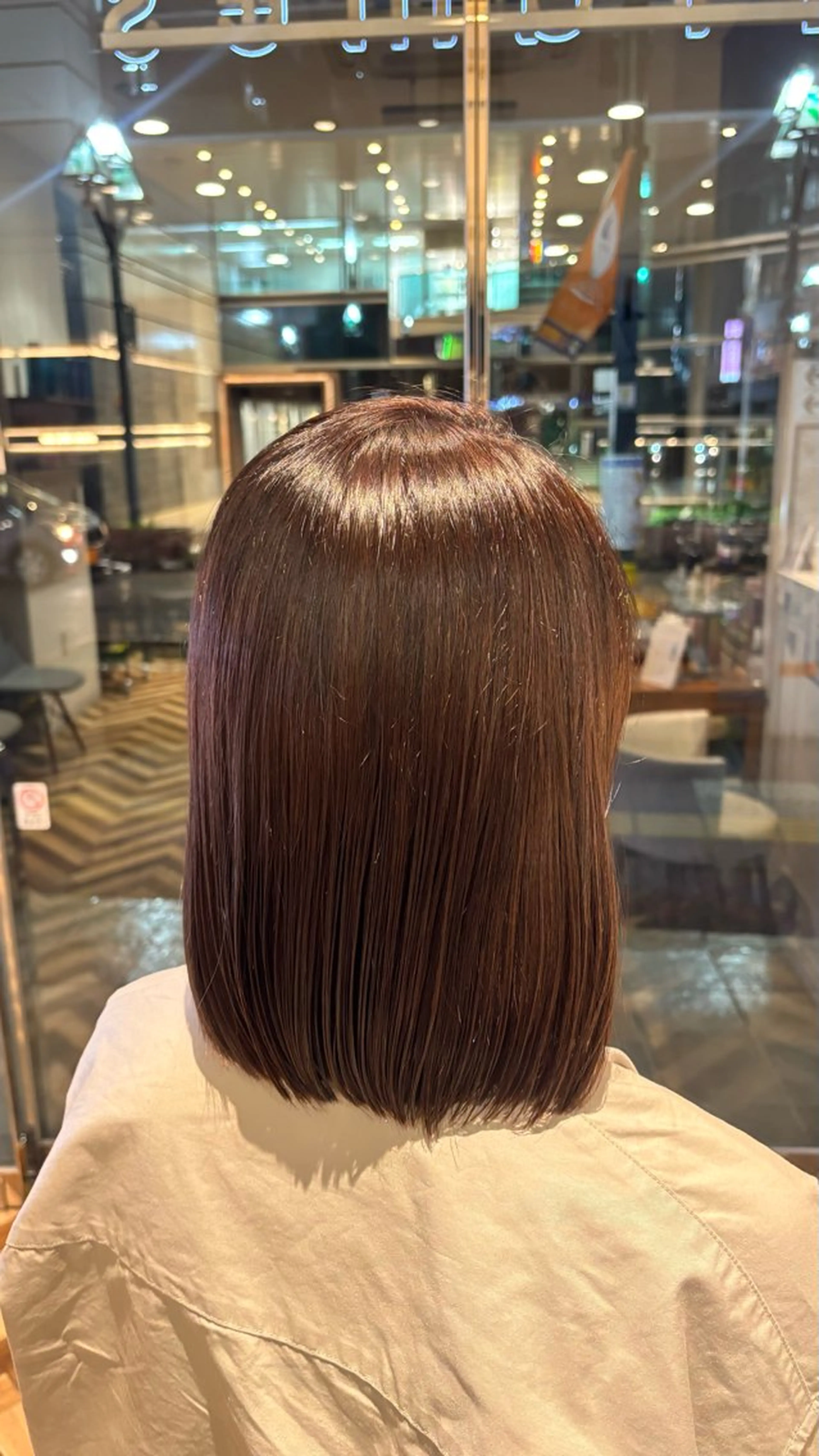 カラー ヘアカラー 田中 胡桃のヘアスタイル