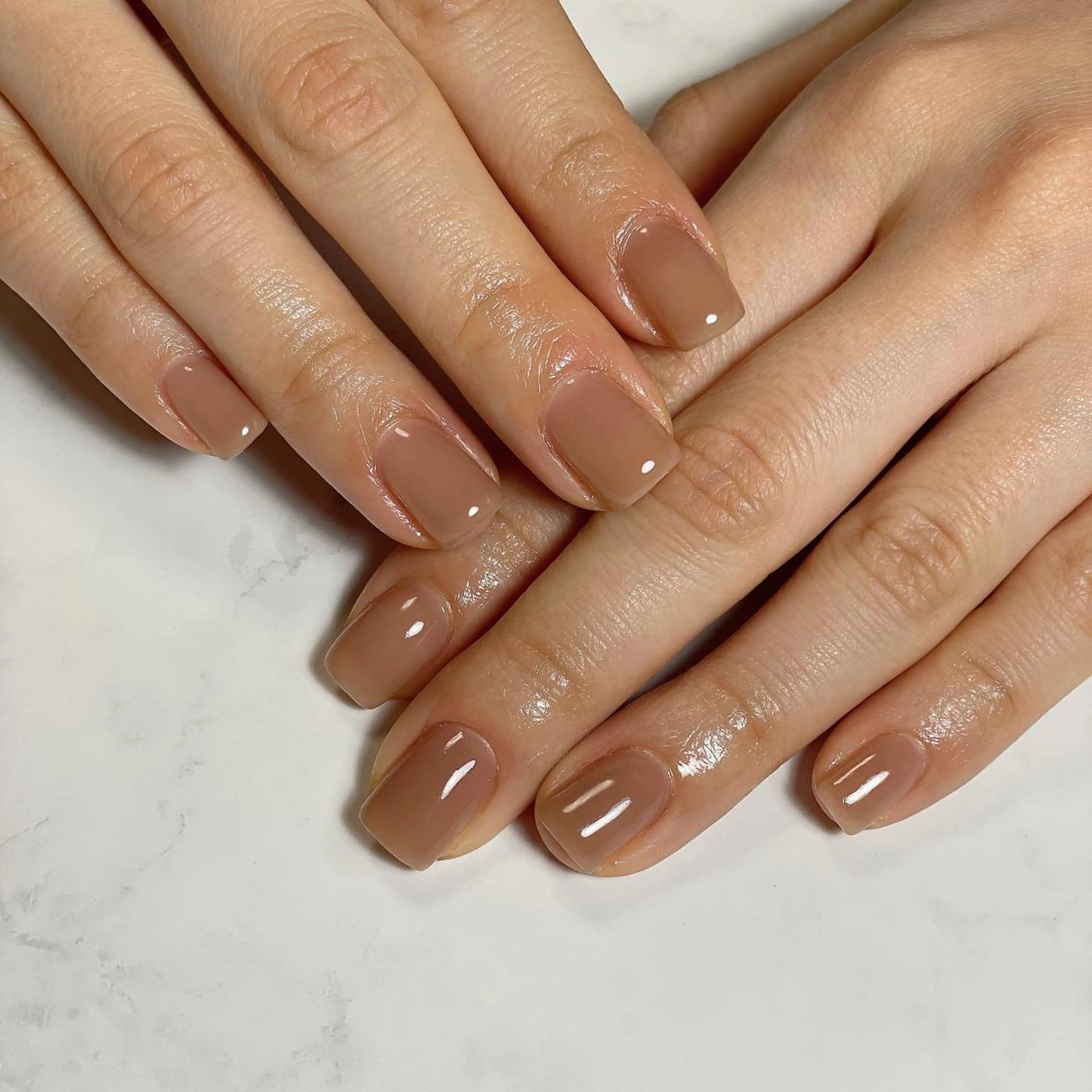 ネイル ワンカラーネイル amulet TOMOMIのネイルデザイン