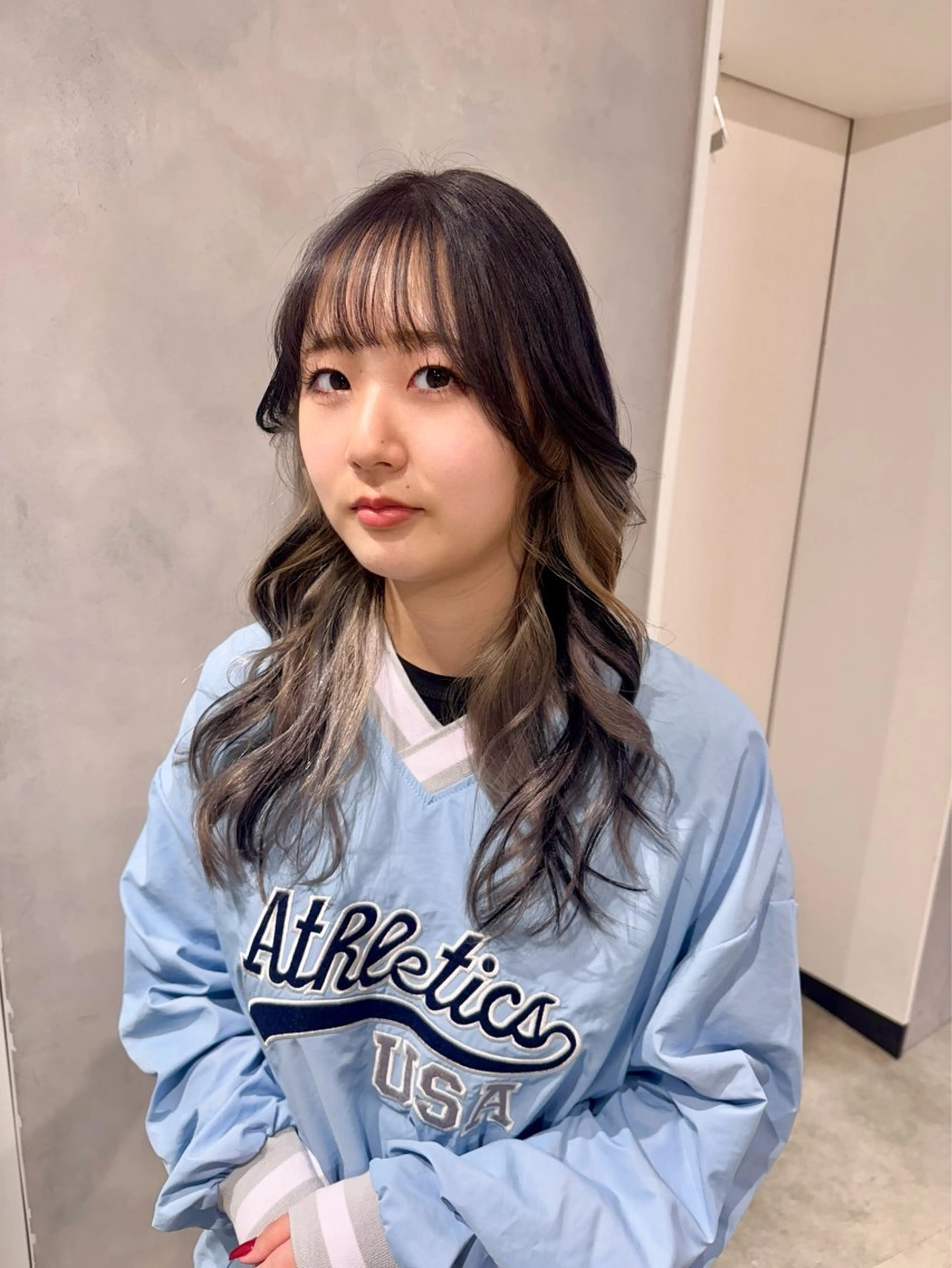 カラー ベージュカラー インナーカラー 透明感カラー✨艶髪 制作🌱山根あゆみのヘアスタイル