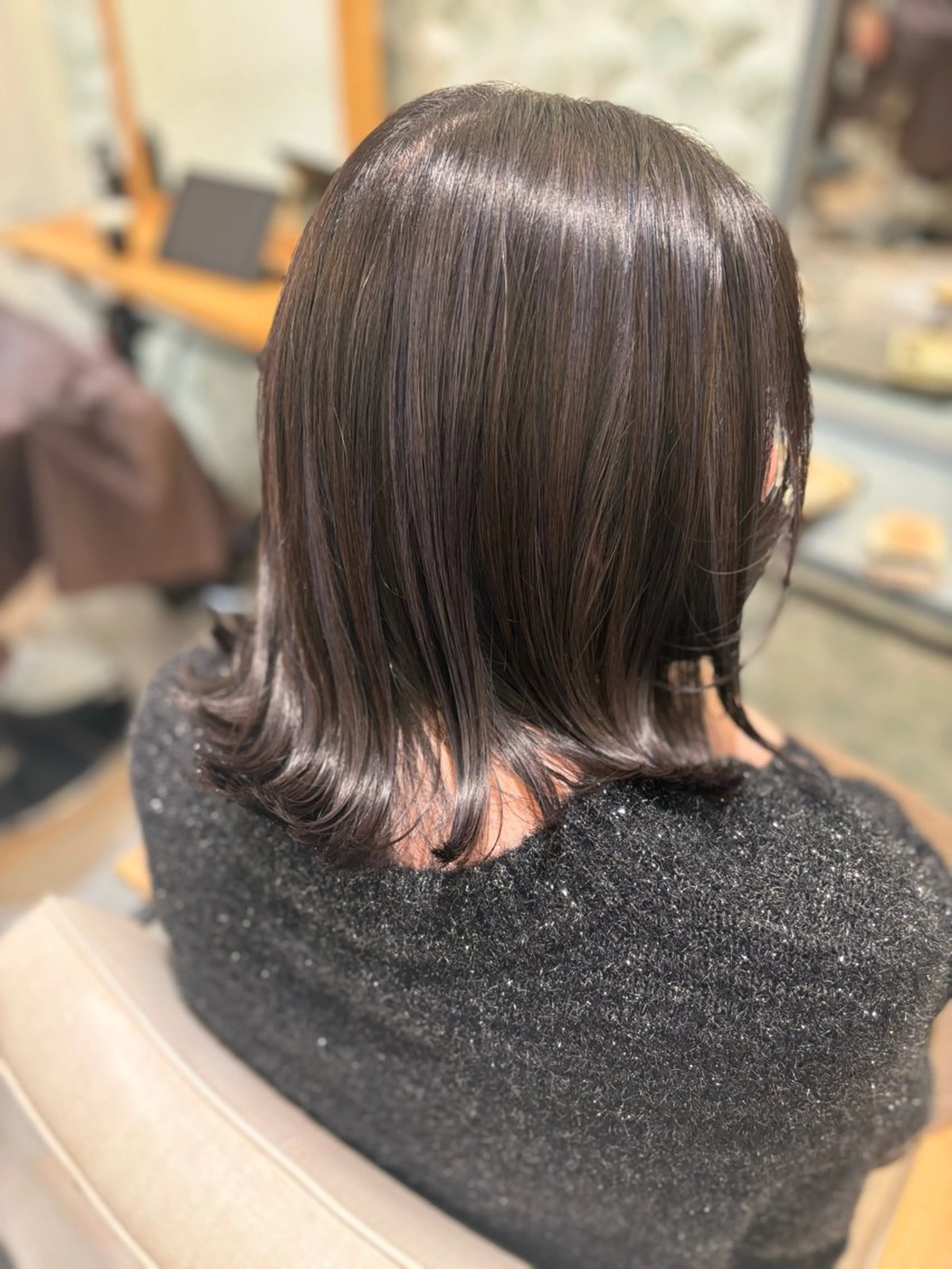 🌏カット/透明感ツヤカラー/ハホニコトリートメントの写真