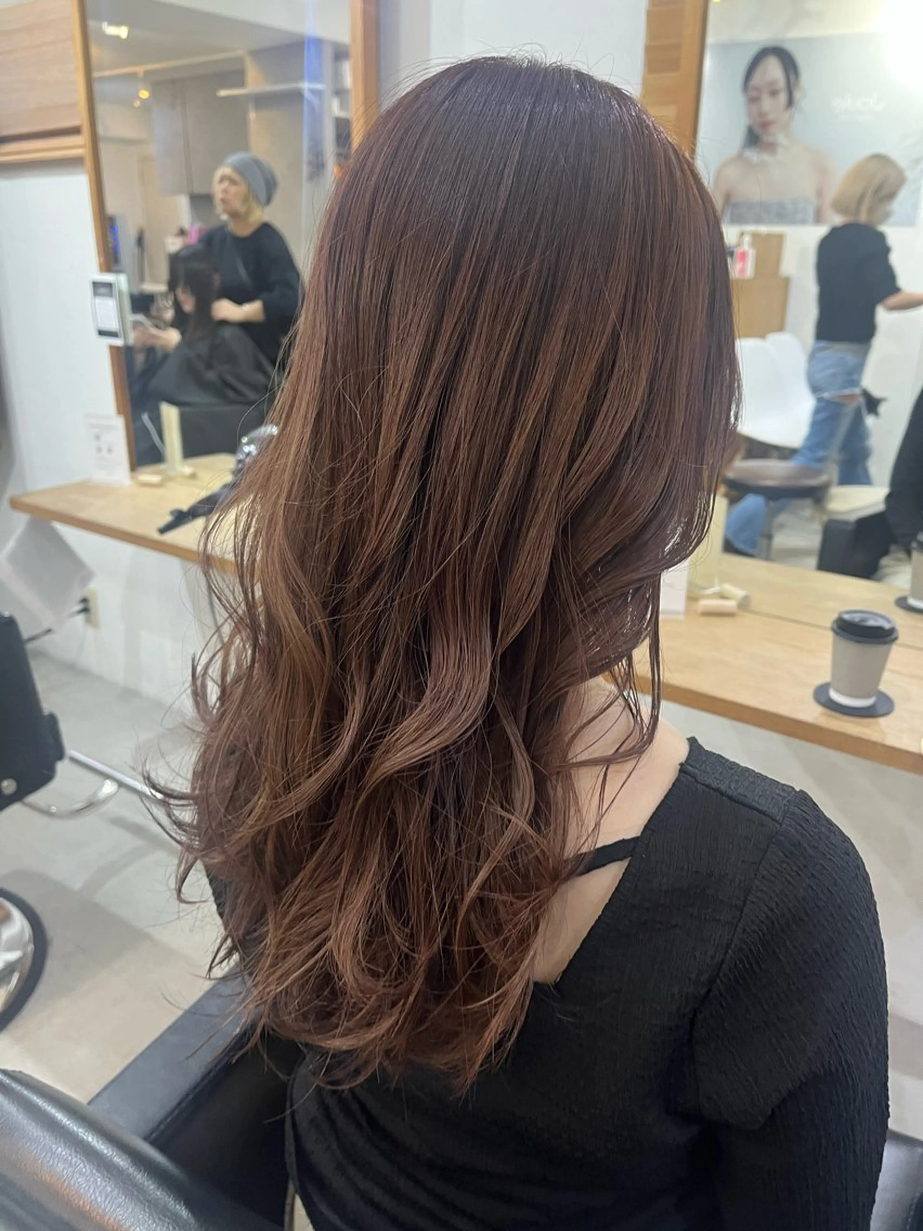 ロング カラー ✨🎨ブリーチなし 透明感カラー✨美友のヘアスタイル