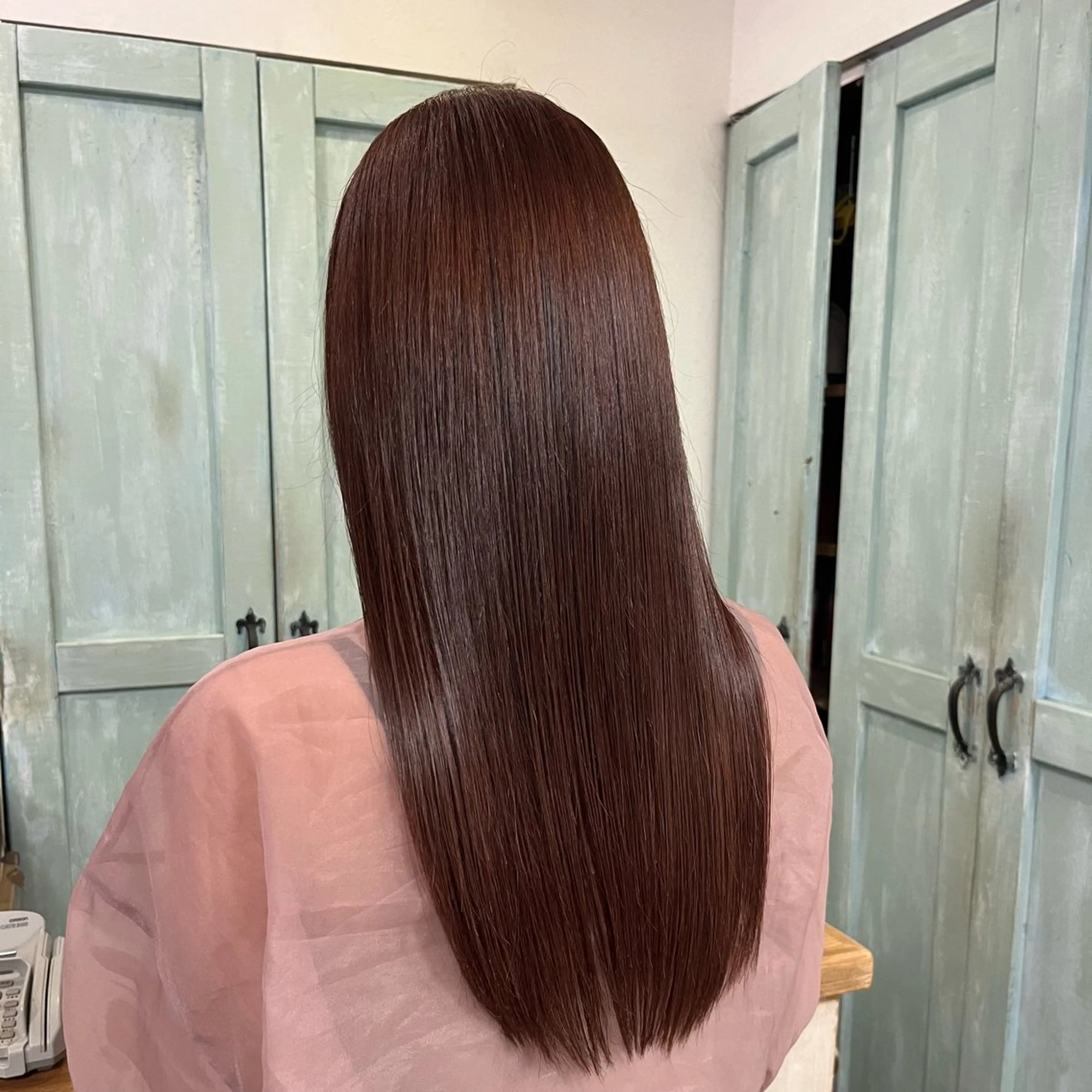 ロング 髪質改善 國領 真央のヘアスタイル