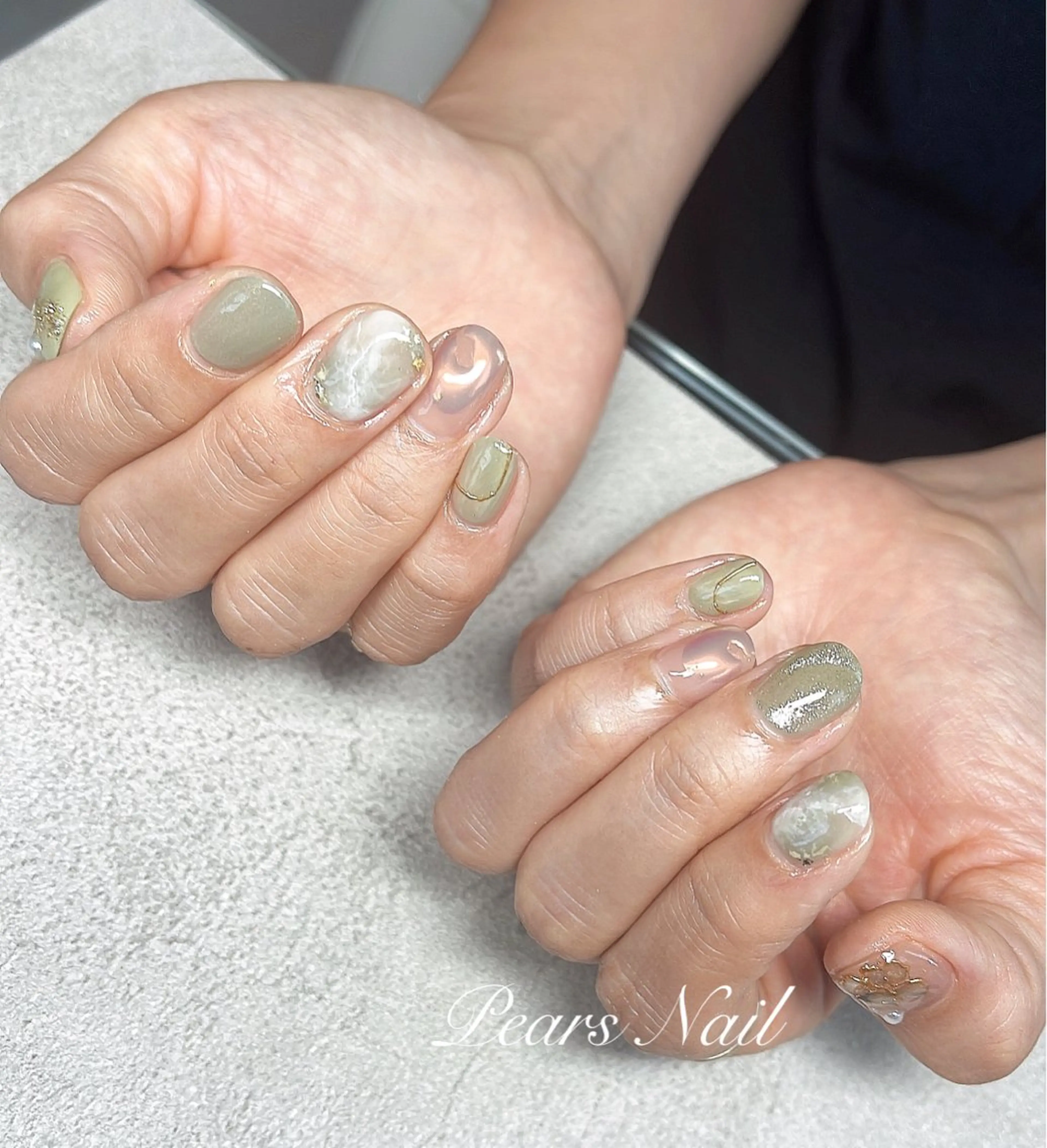 ネイル ハンドネイル Pears Nail MARIのネイルデザイン