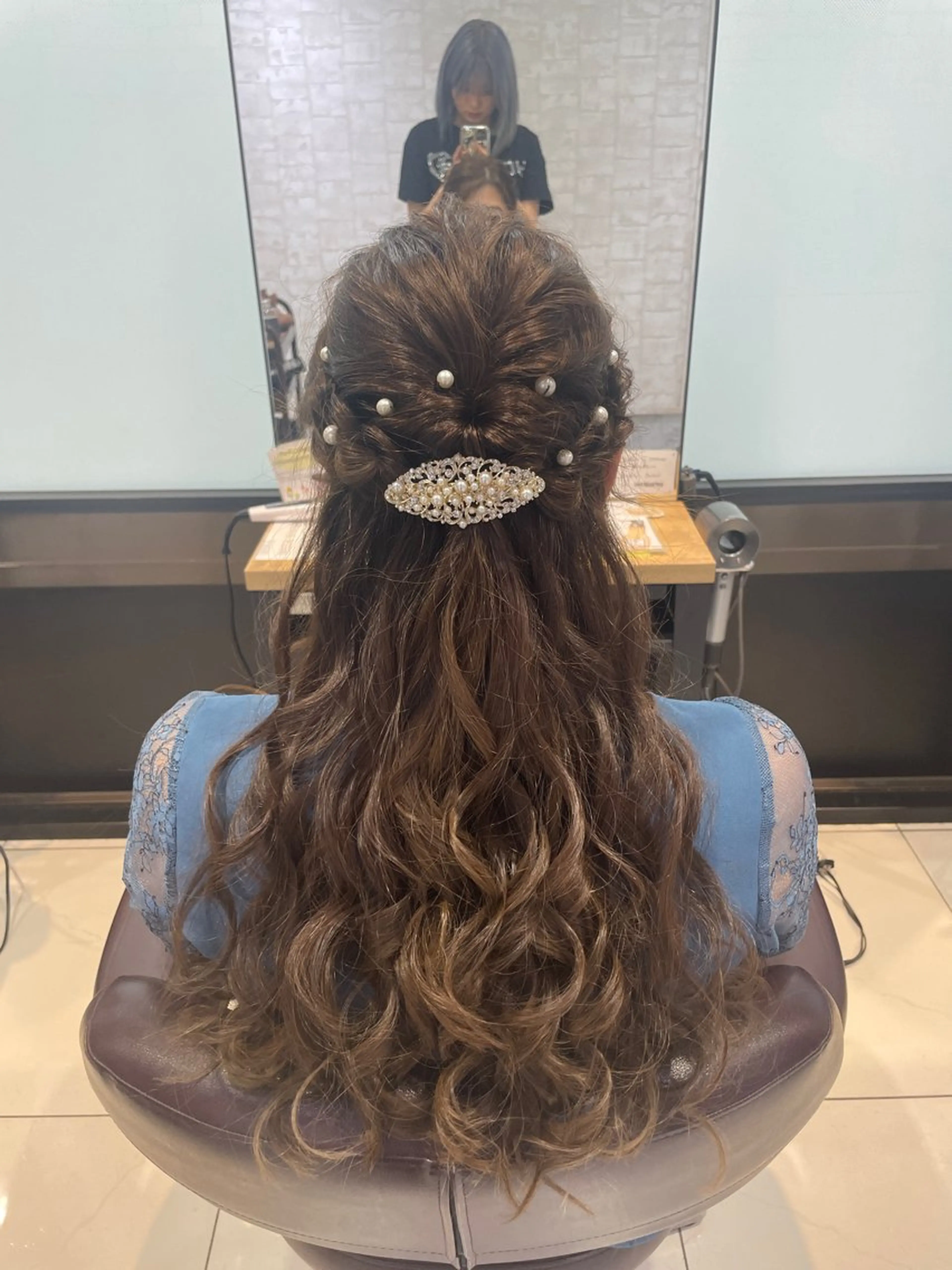 ヘアアレンジ ヘアセット 🖤sumire🖤 eye/men'sのマツエク・マツパデザイン