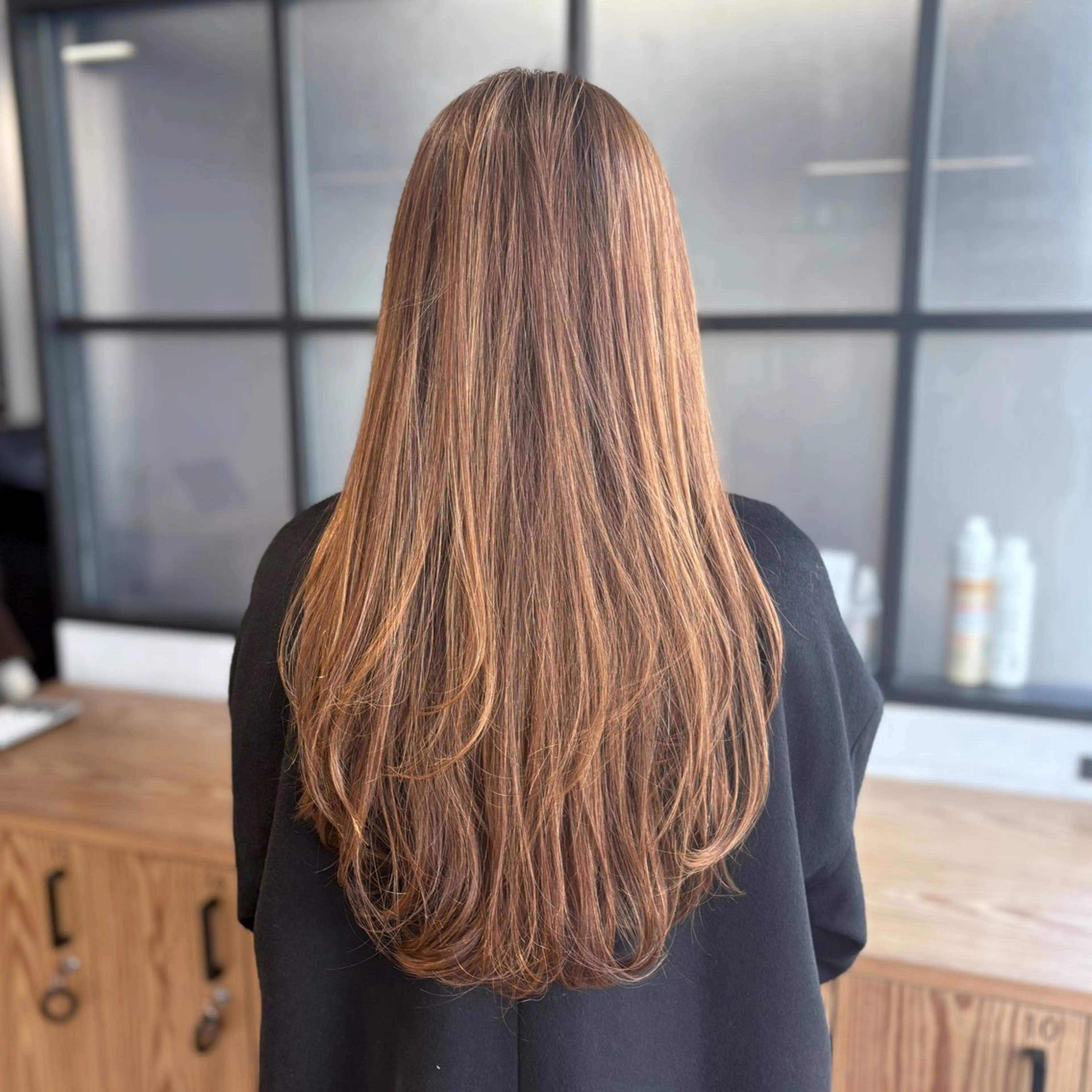 ロング カラー ベージュカラー ブラウンカラー ハイライトカラー ハイライト ヘアカラー トリートメント DX SHARE SALON所属・matka白髪ぼかし 大人ヘア/KEIKOのヘアスタイル