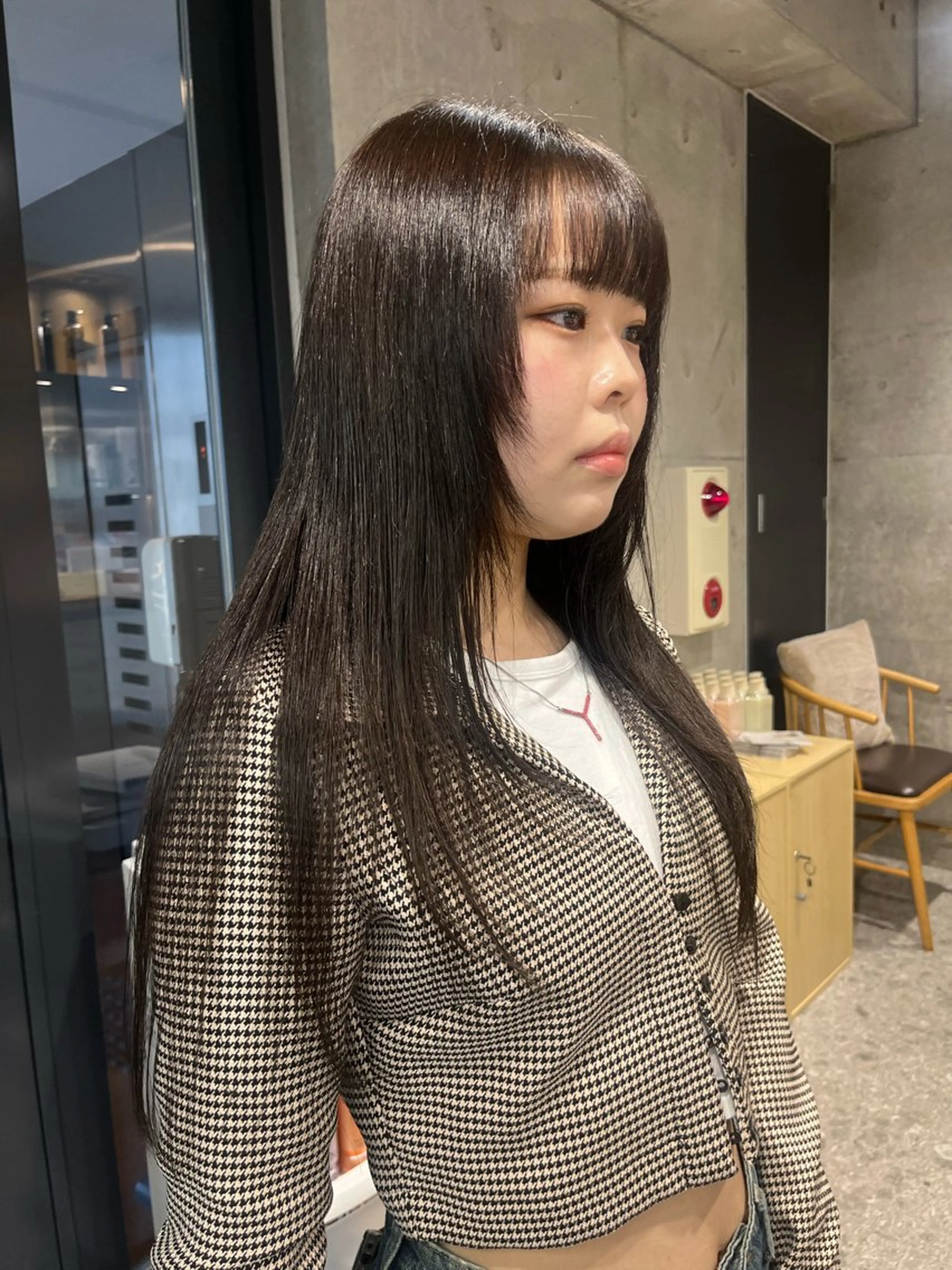 ロング 顔まわりレイヤー 顔周りカット レイヤーカット ️🩵LUFE ayano️🩵のヘアスタイル