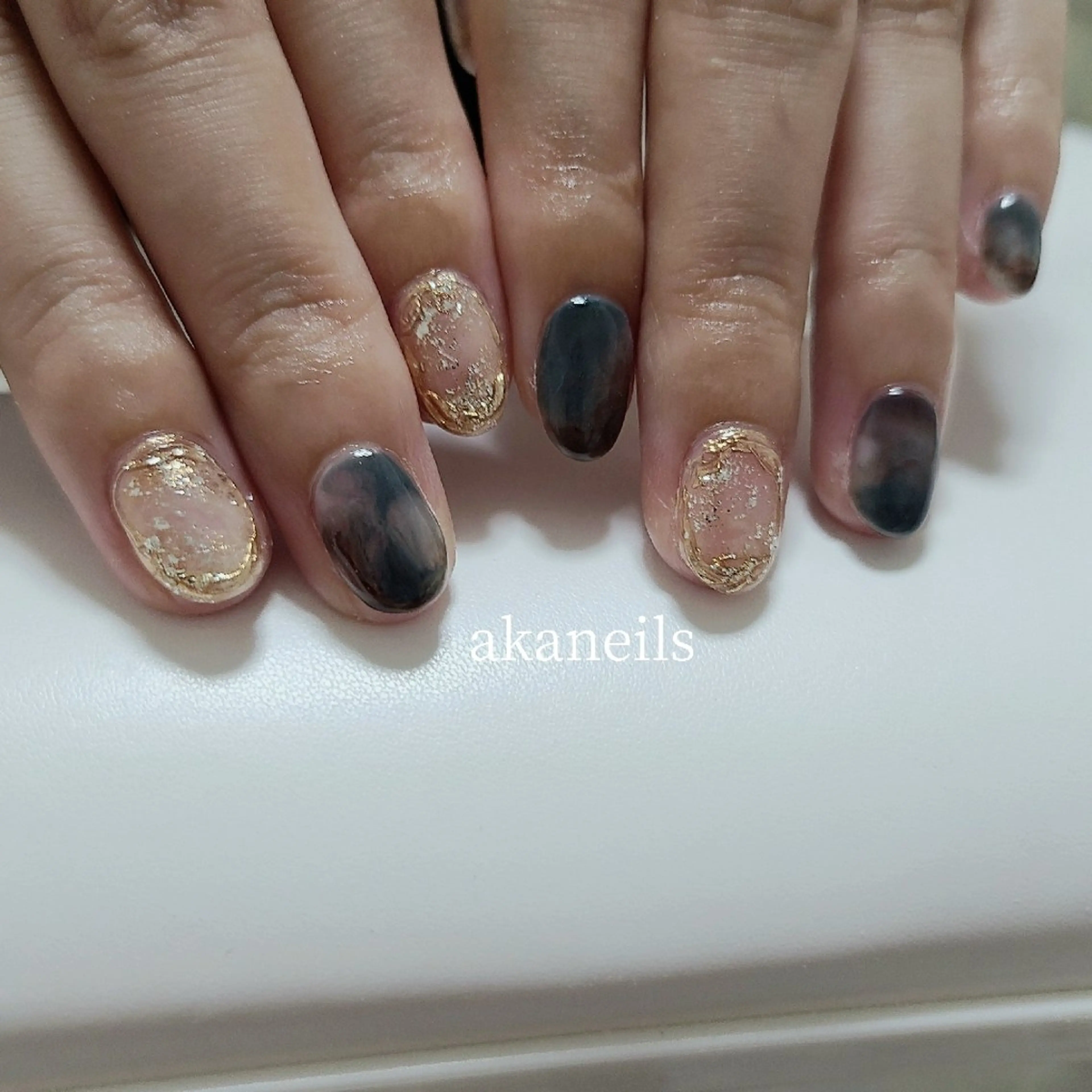 ネイル ニュアンスネイル ハンドネイル 【akaneils】 アカネのネイルデザイン
