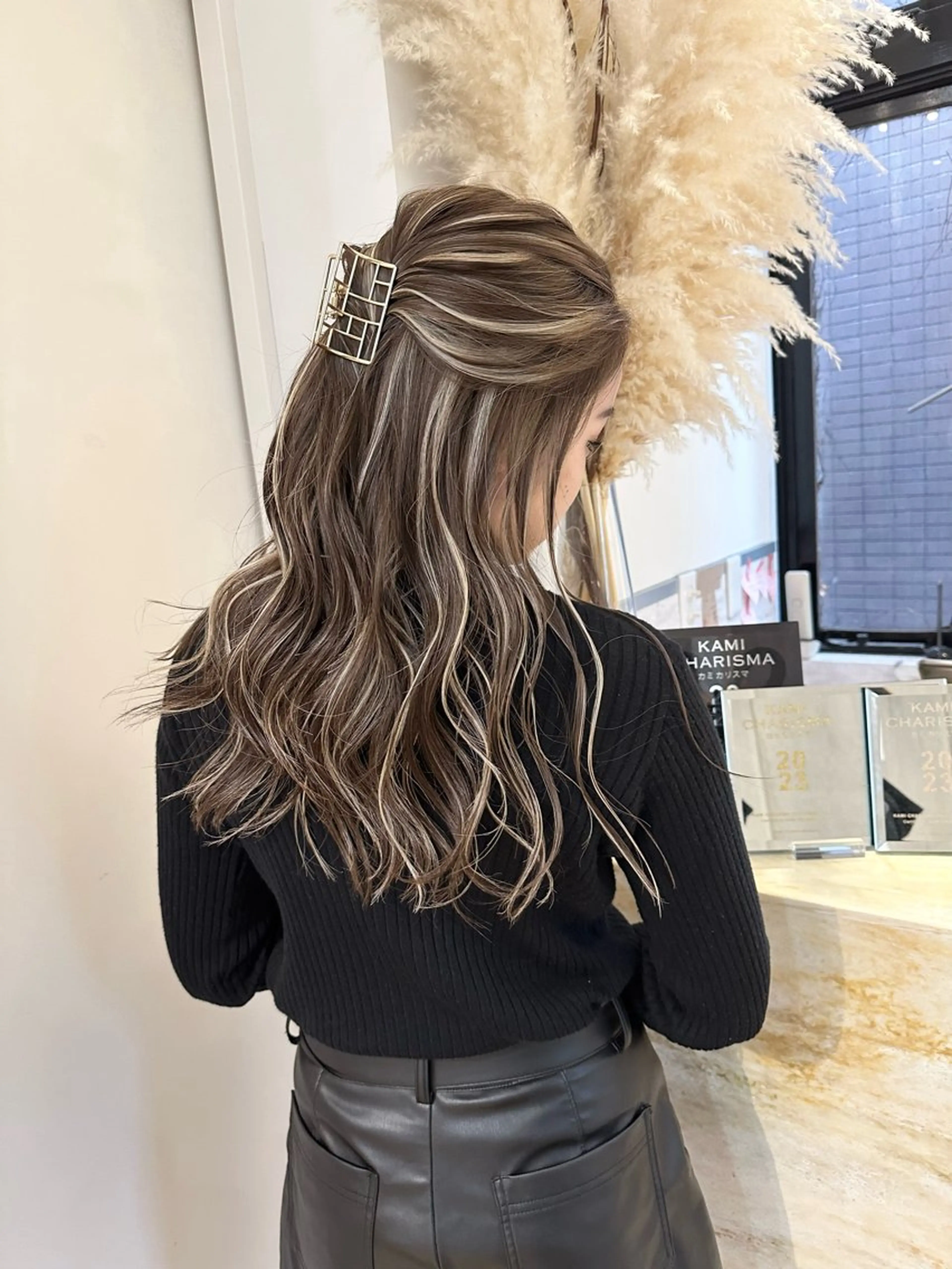 ロング カラー パーマ ヘアアレンジ メンズ Dimo＆所属・ハイライトカラー /ダイスケのヘアスタイル