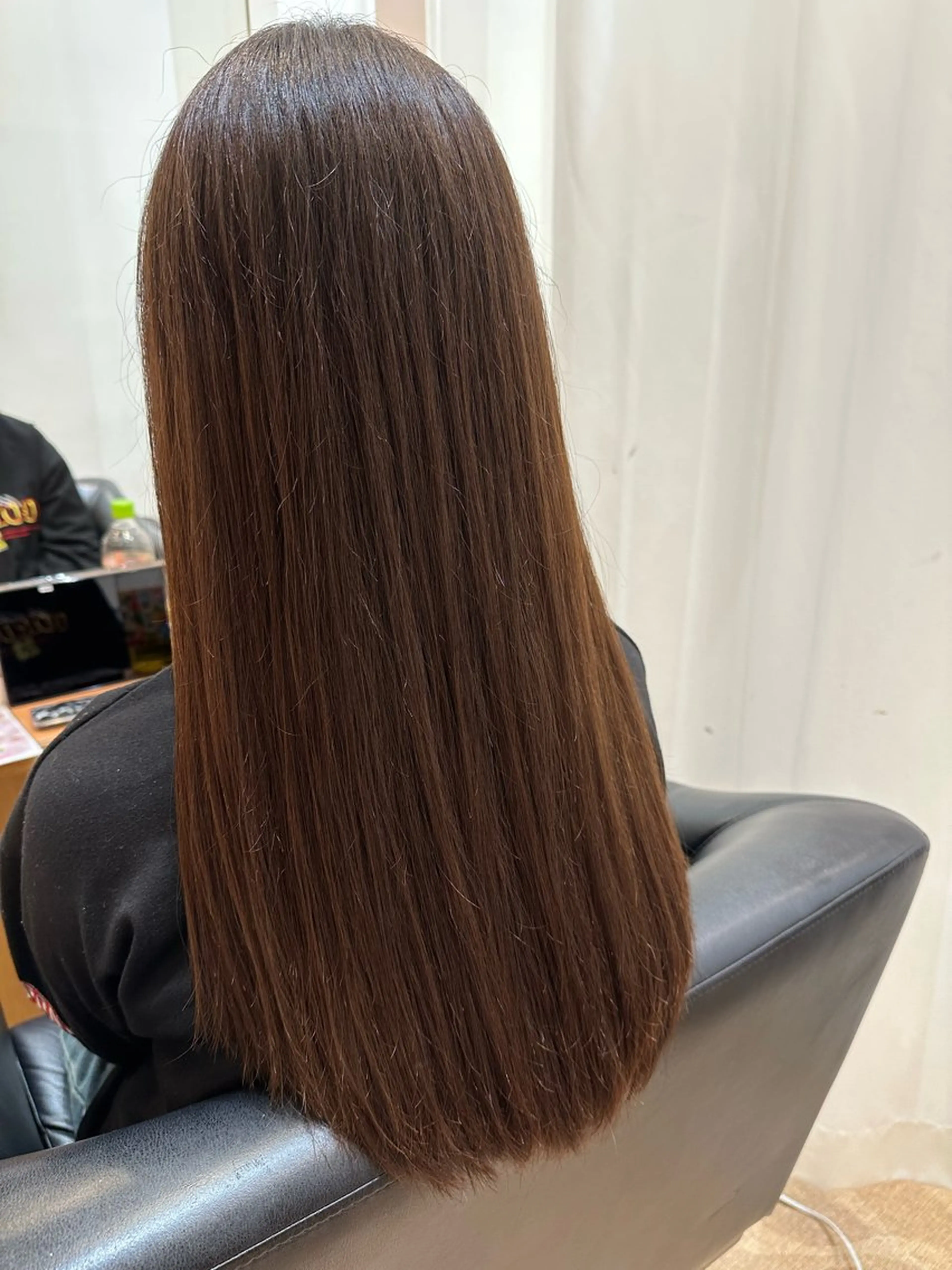 ロング 縮毛矯正 鈴木 優斗のヘアスタイル