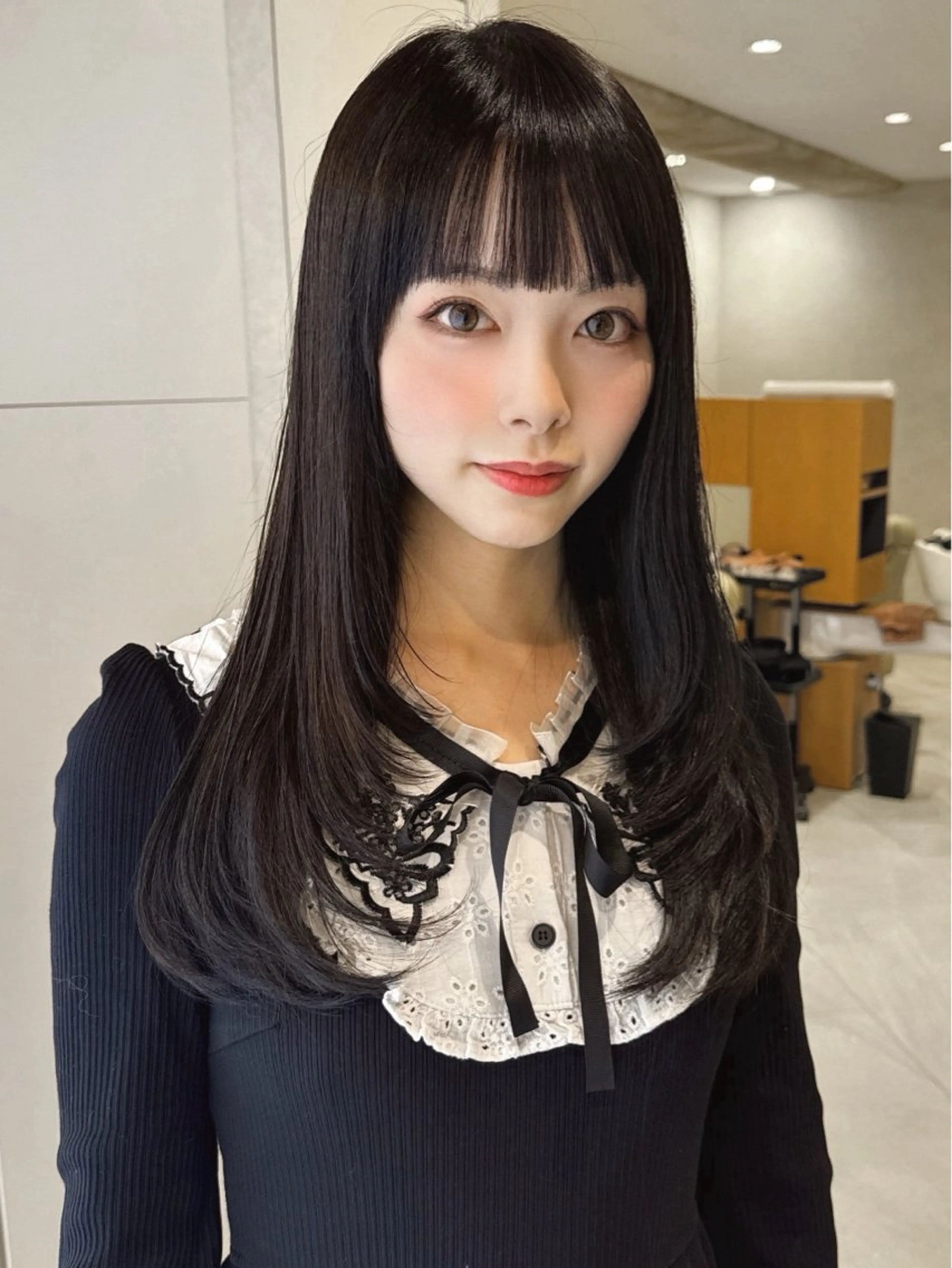 ロング カット ヘアカラー トリートメント MISATO THIRD SHOPのヘアスタイル