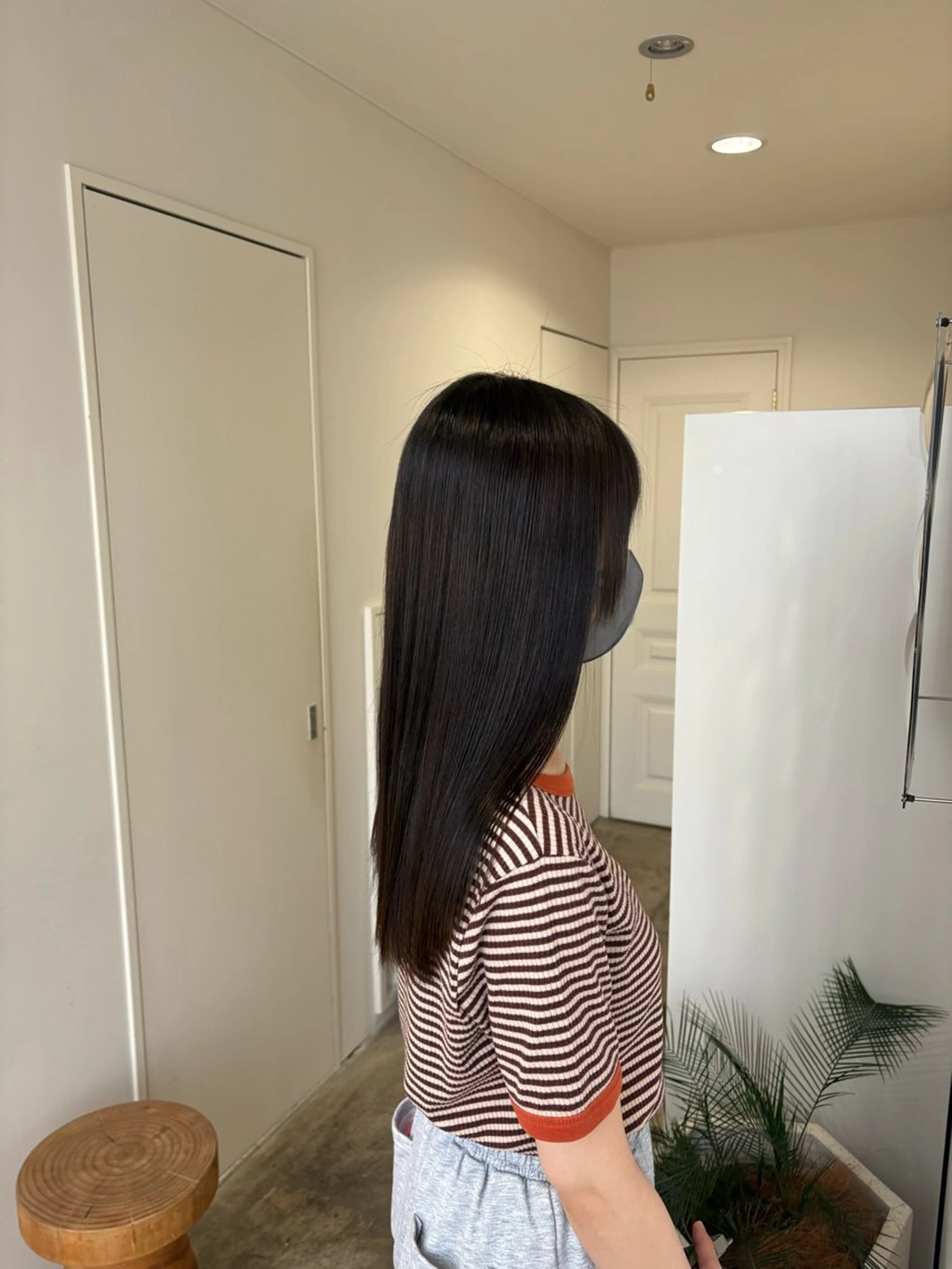 ロング 髪質改善 カット ヘアカラー 縮毛矯正 ヨシノ　ヒメカ /大阪美容室のヘアスタイル