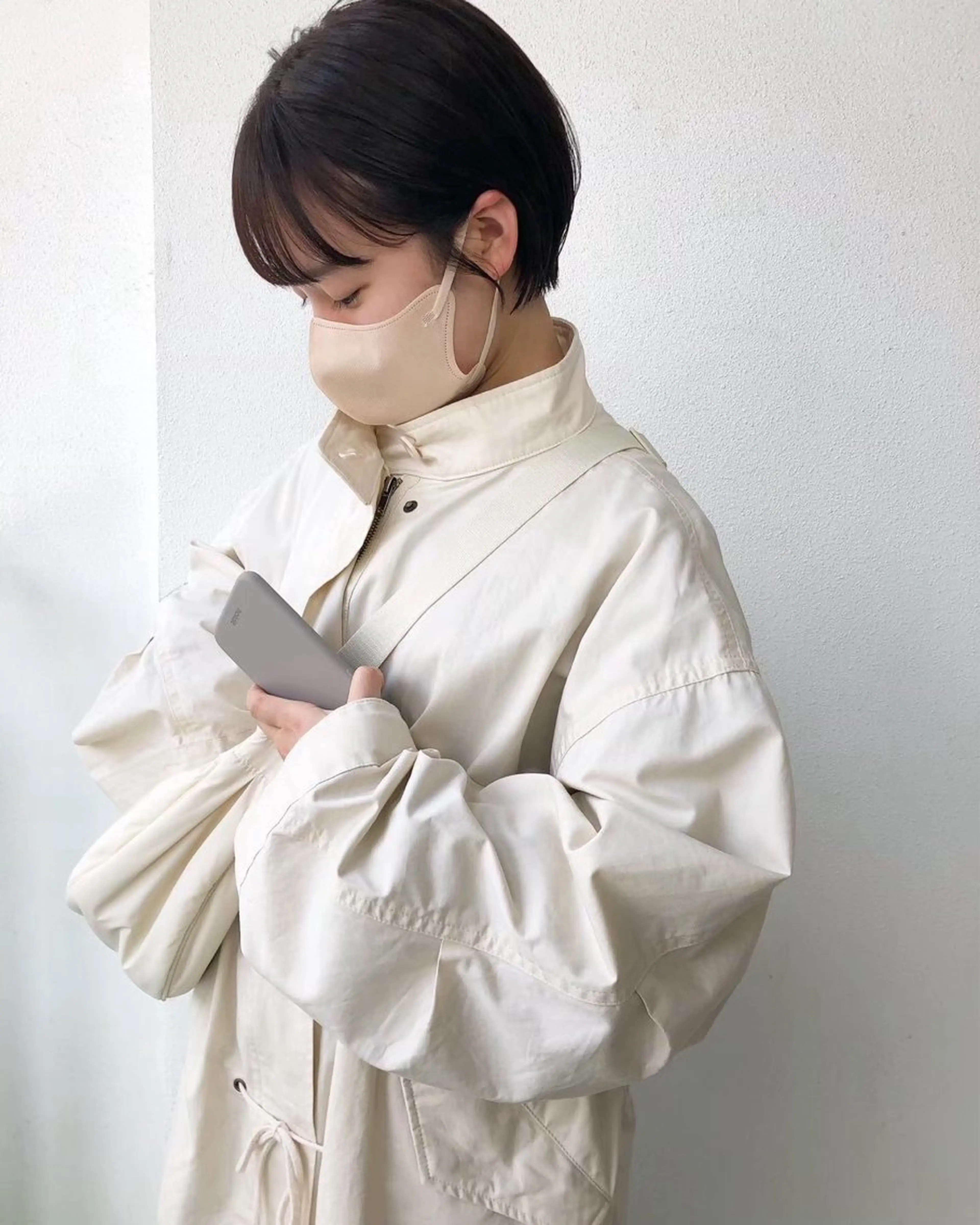 ショート 韓国風レイヤー/新潟 /小新/愛咲🎀のヘアスタイル