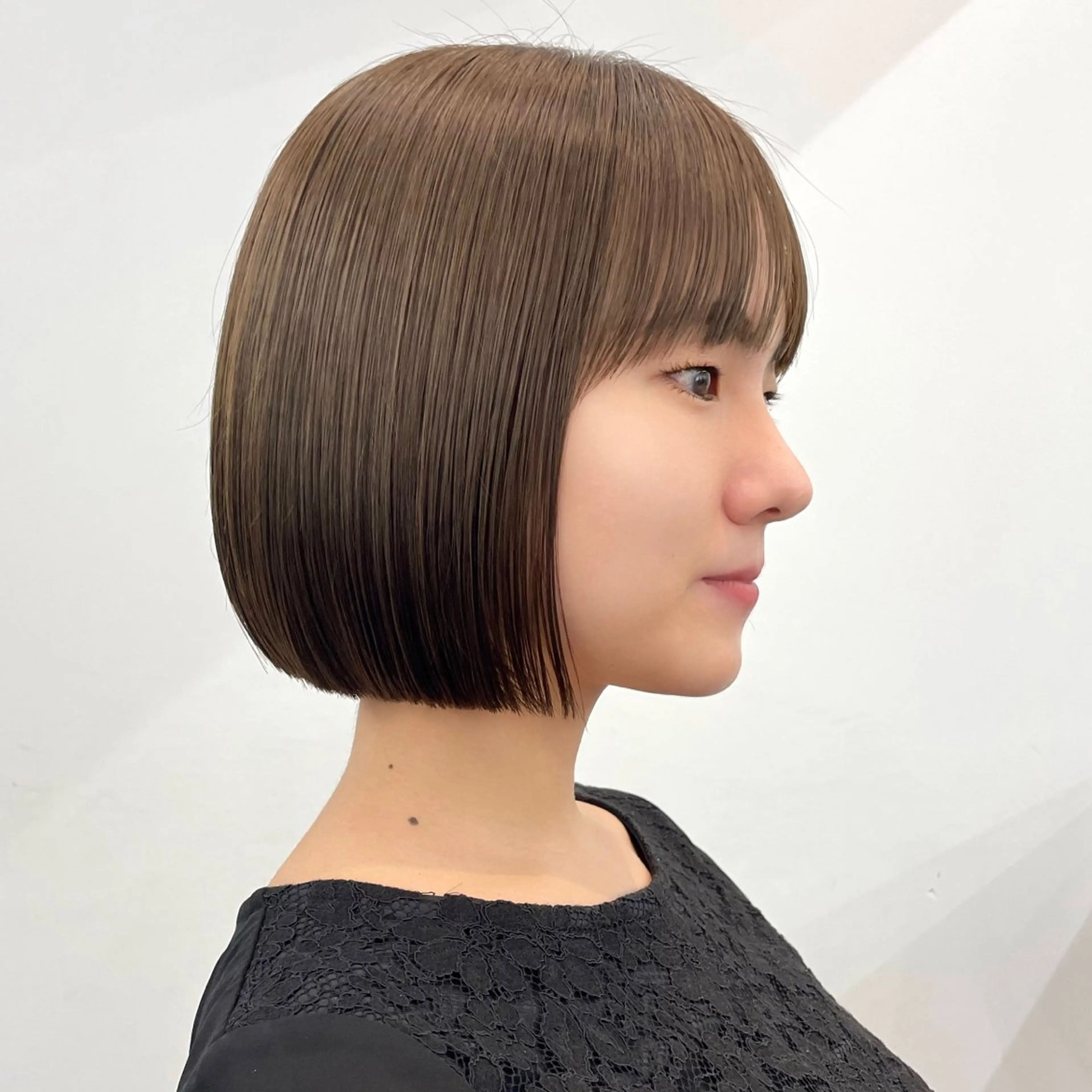 ショート ボブ 縮毛矯正 HINA🎀韓国ヘア / アイリストのヘアスタイル